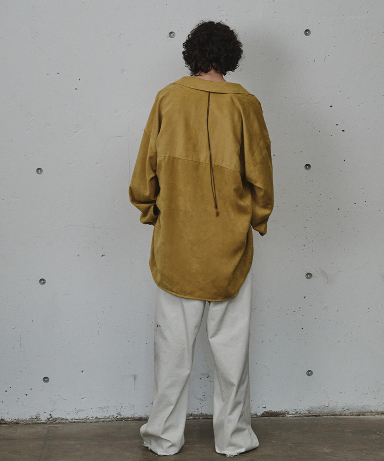 ANCELLM/アンセルム/VEGAN SUEDE LONG SHIRT/ANC-SH86-B | GARDEN