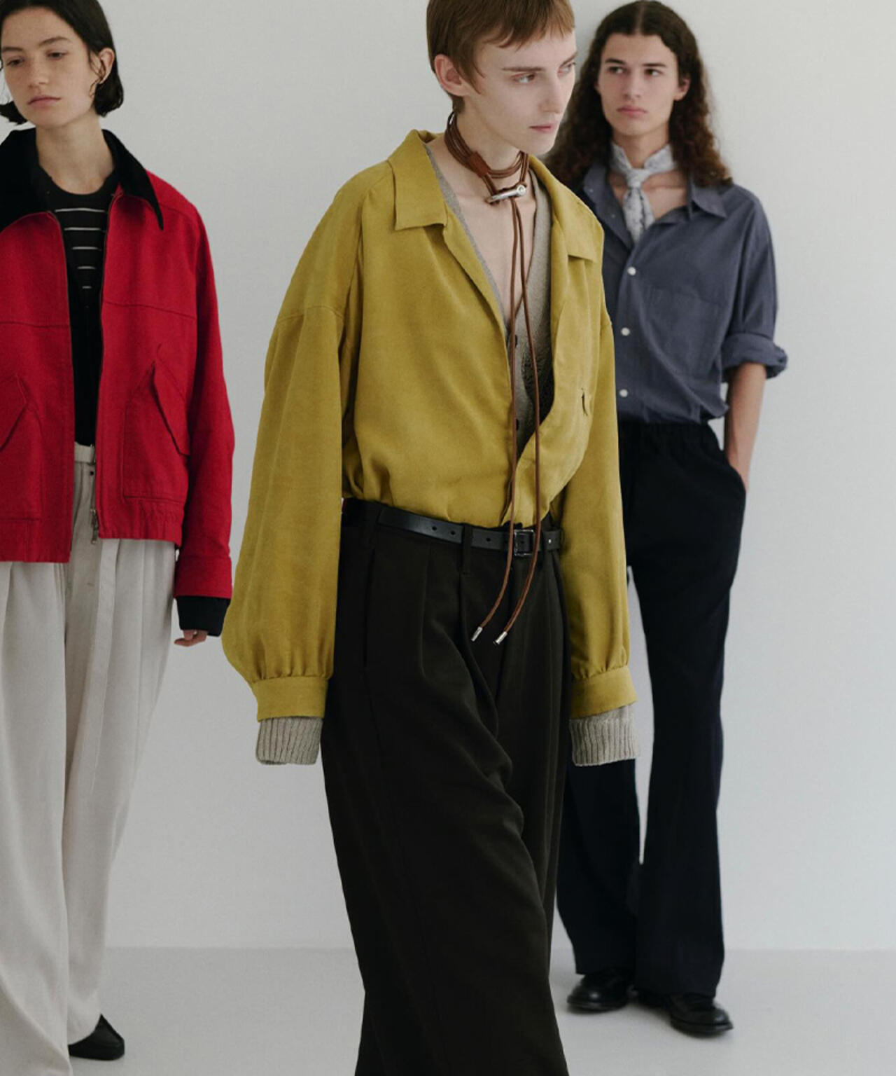 ANCELLM/アンセルム/VEGAN SUEDE LONG SHIRT/ANC-SH86-B | GARDEN