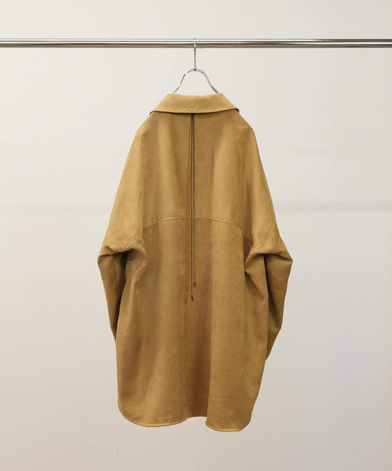ANCELLM/アンセルム/VEGAN SUEDE LONG SHIRT/ANC-SH86-B | GARDEN