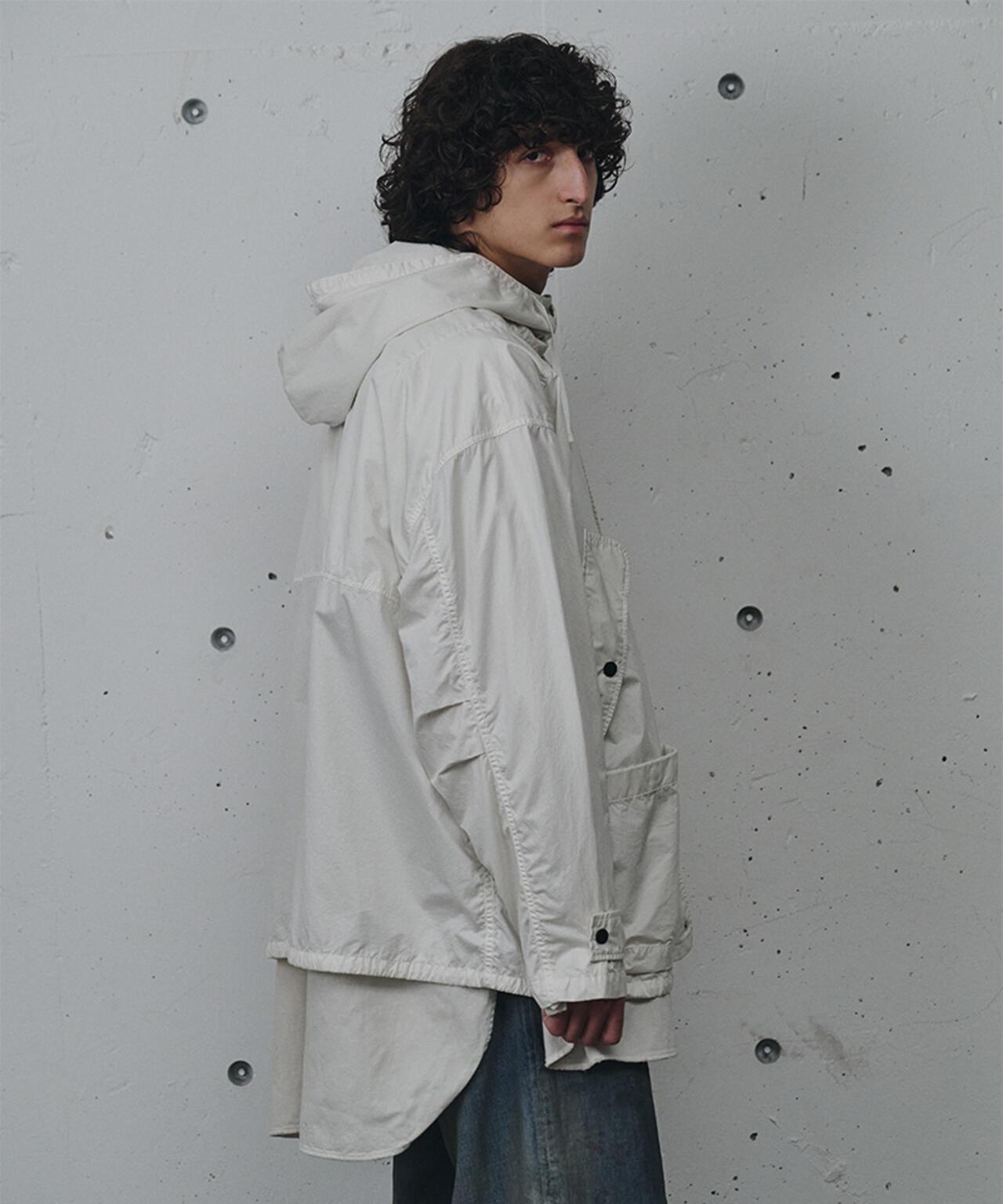 ANCELLM/アンセルム/HOODED FIELD SHIRT JACKET/ANC-SH91