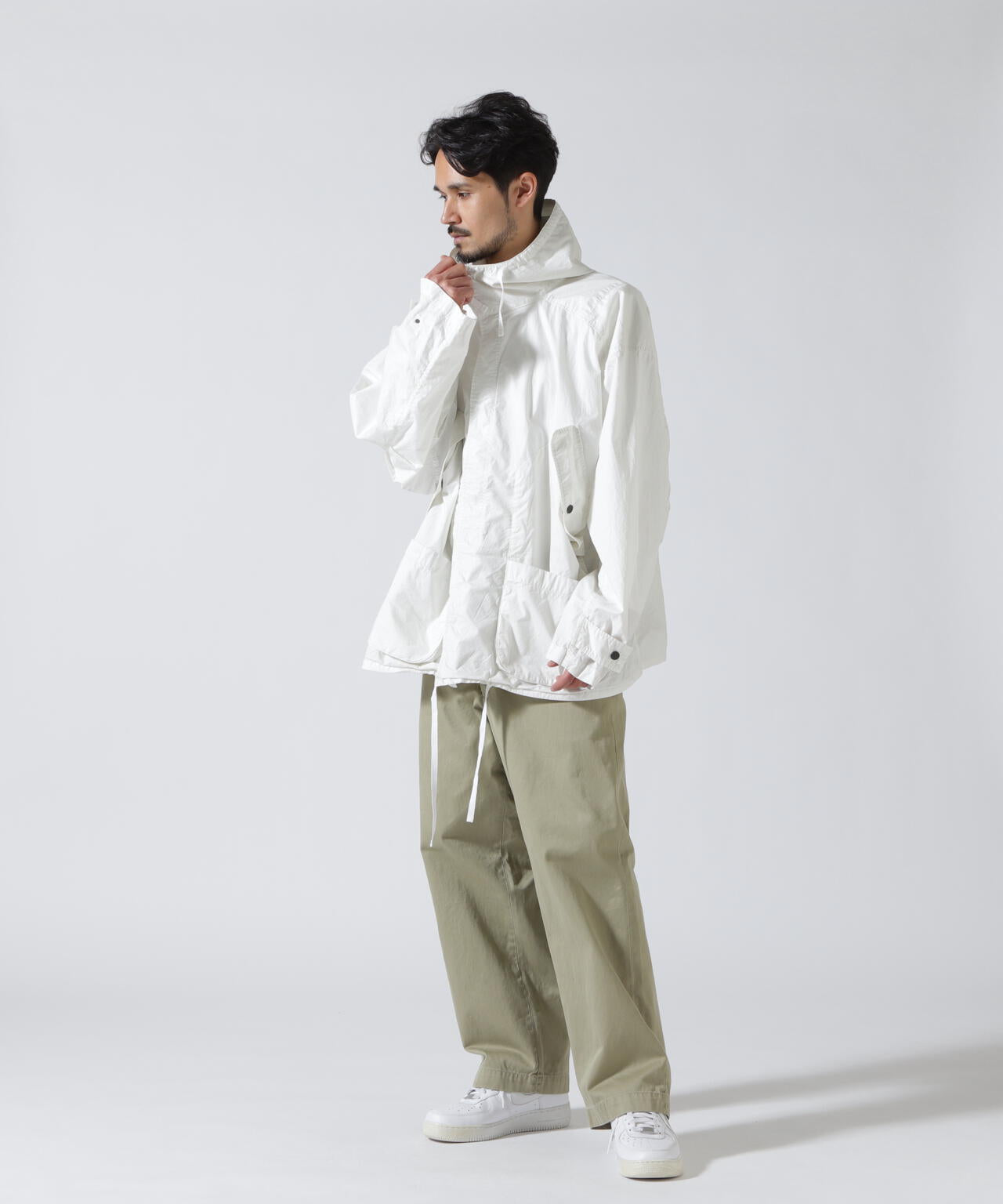 ANCELLM/アンセルム/HOODED FIELD SHIRT JACKET/ANC-SH91 | GARDEN