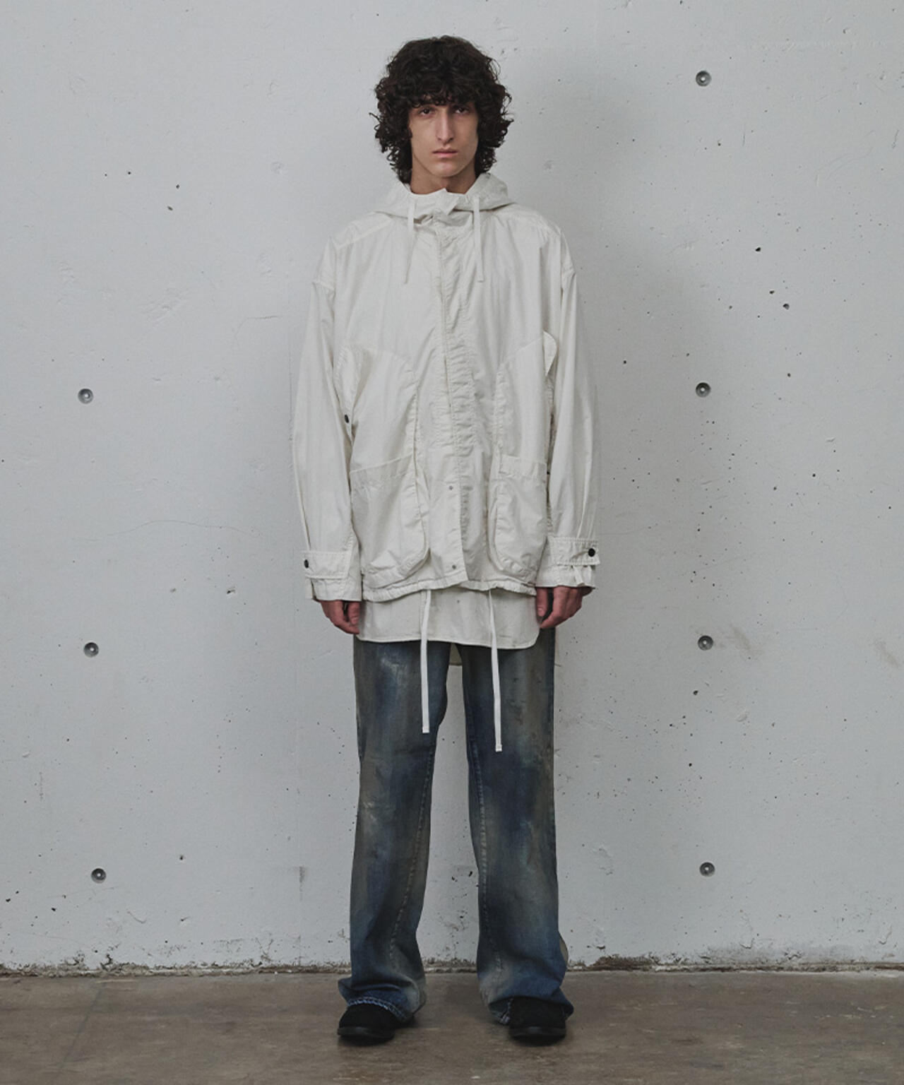 ANCELLM/アンセルム/HOODED FIELD SHIRT JACKET/ANC-SH91
