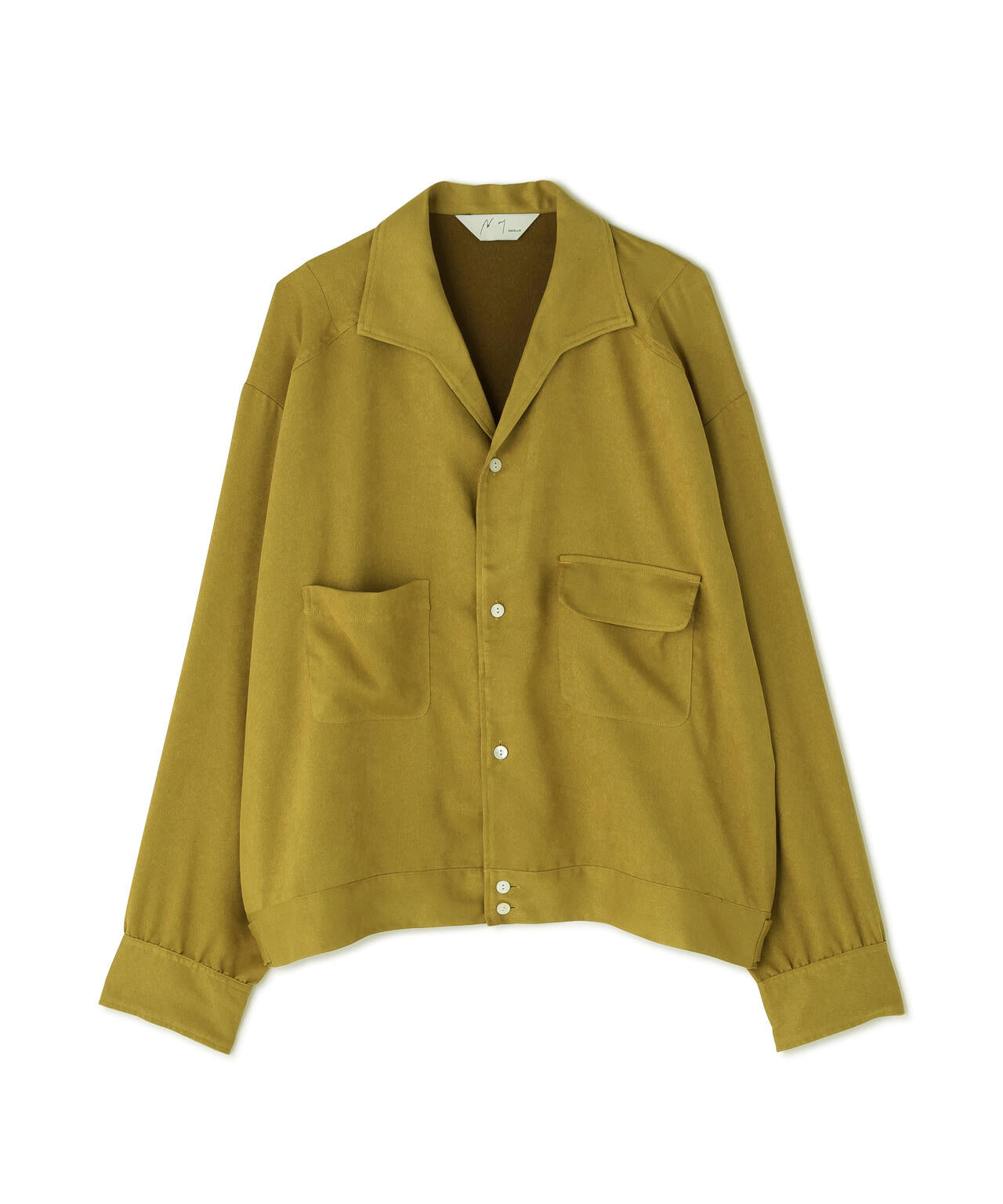 ANCELLM/アンセルム/VEGAN SUEDE OPEN COLLAR SHIRT/ANC-SH93 | GARDEN