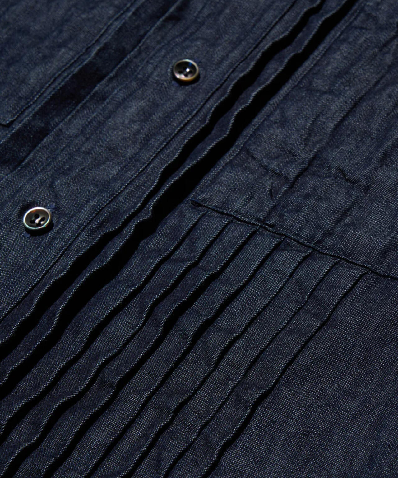 THOUSANDS/サウザンズ/DENIM BOSOM SHIRT | GARDEN（ガーデン