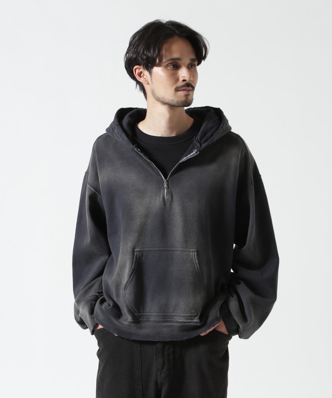 トップス ANCELLM LIGHT LOOP ZIP HOODIE SIZE:1 LIGHT LOOP ZIP HOODIE | ANCELLM