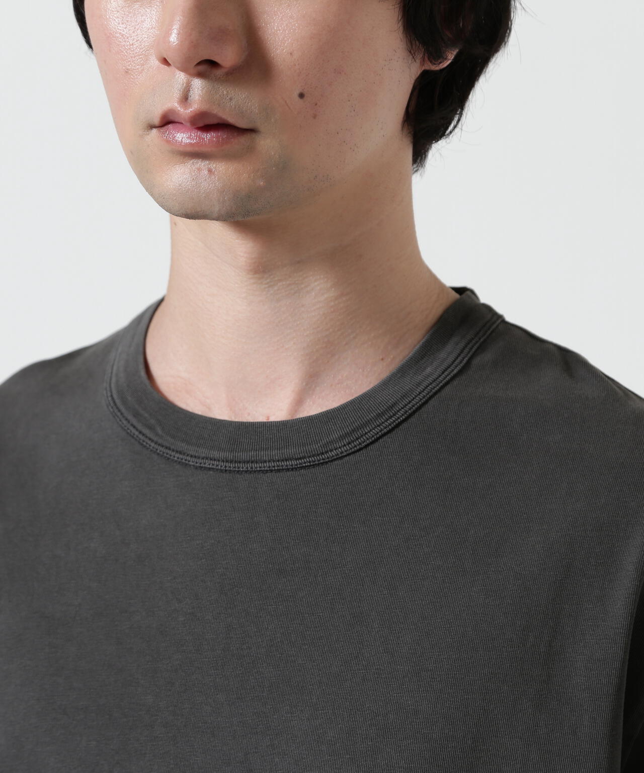 The Make Happy Studio/ザメイクハッピーストゥディオ/CREWNECK PIGMENT TEE