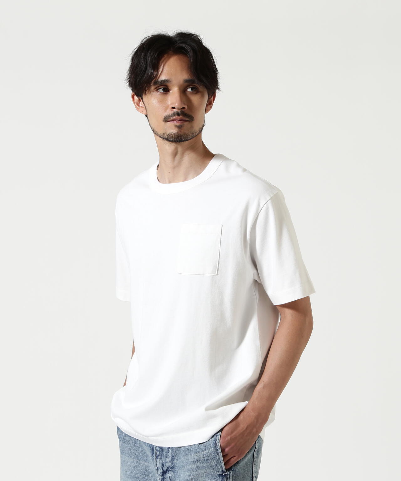 The Make Happy Studio/ザメイクハッピーストゥディオ/POCKET PUGMENT TEE