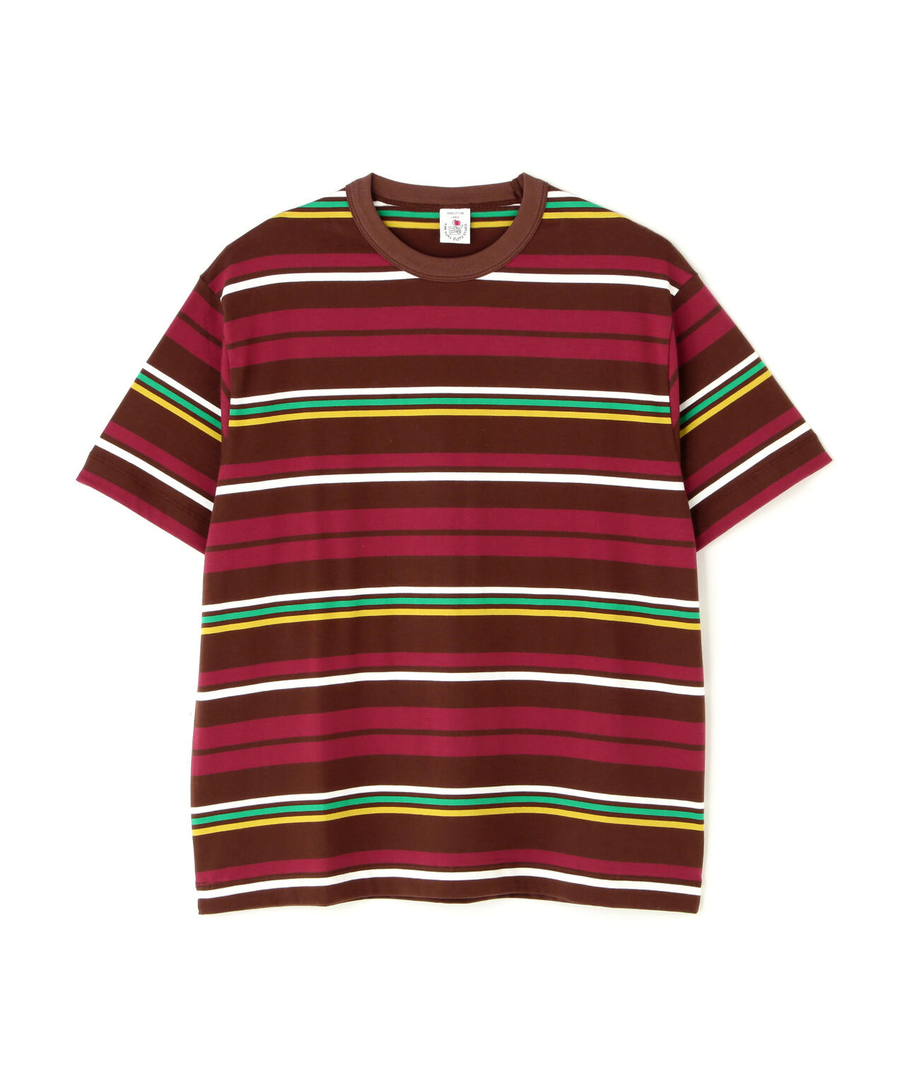 The Make Happy Studio/ザメイクハッピーストゥディオ/BORDER CREWNECK TEE