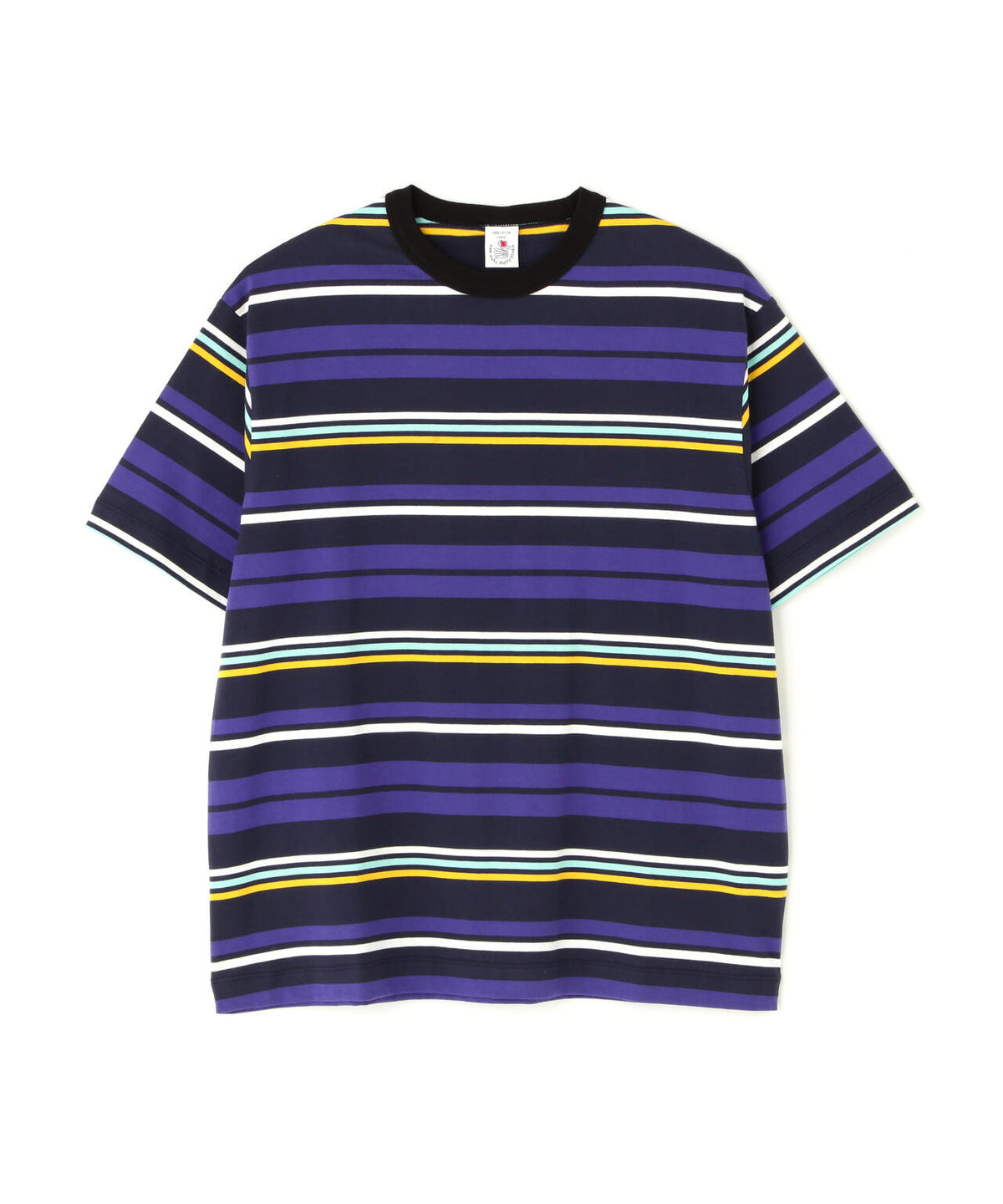 The Make Happy Studio/ザメイクハッピーストゥディオ/BORDER CREWNECK TEE
