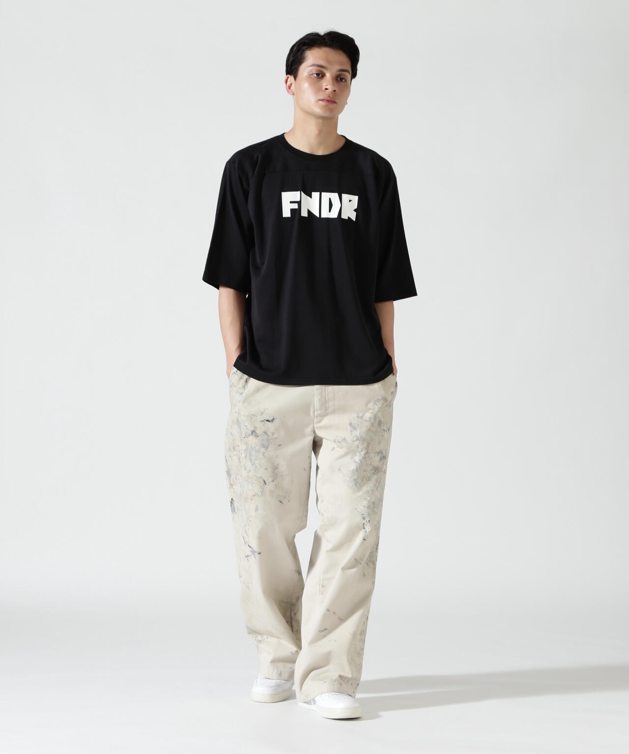 FOUNDOUR/ファウンダ/COTTON RAYON FOOTBALL TEE | GARDEN（ガーデン