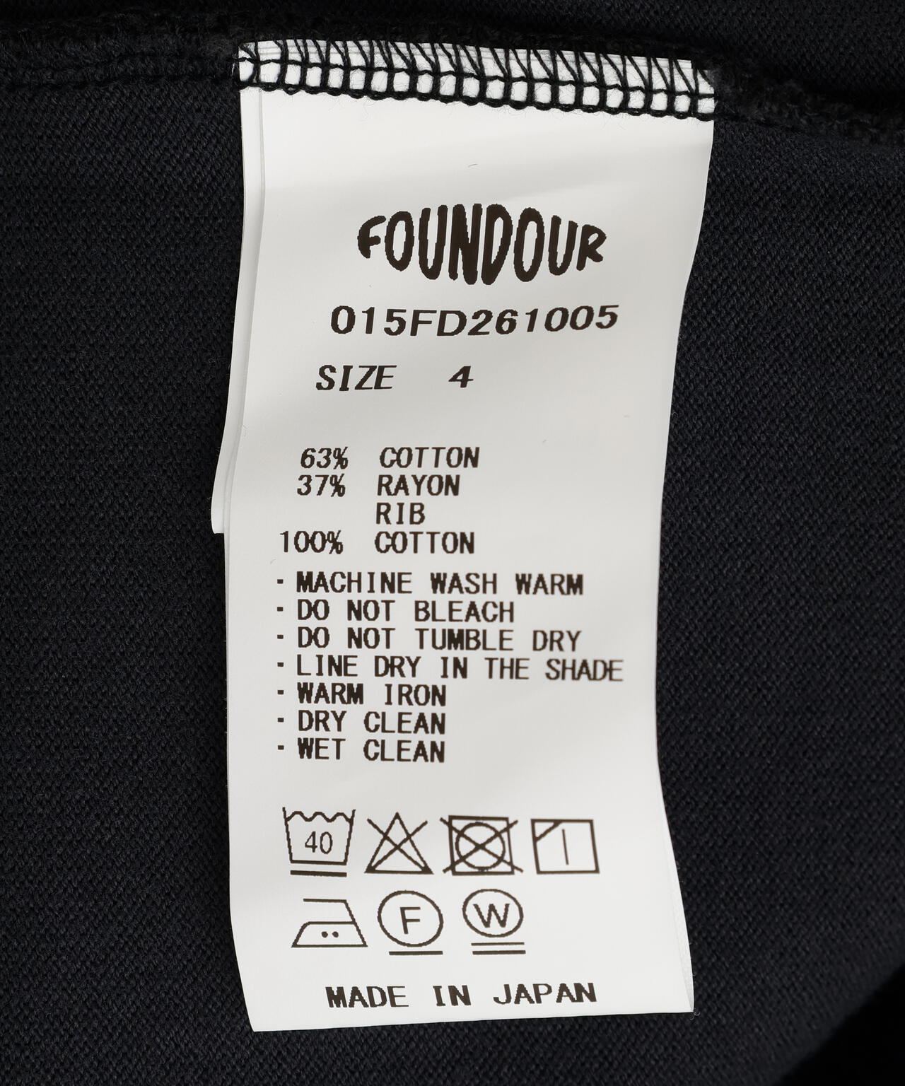 FOUNDOUR/ファウンダ/COTTON RAYON FOOTBALL TEE | GARDEN（ガーデン