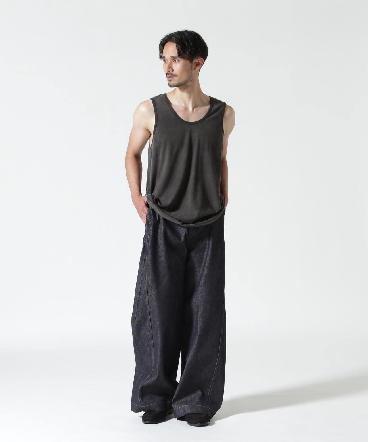 ANCELLM/アンセルム/UNEVENNESS TANK TOP/ANC-CT193 | GARDEN