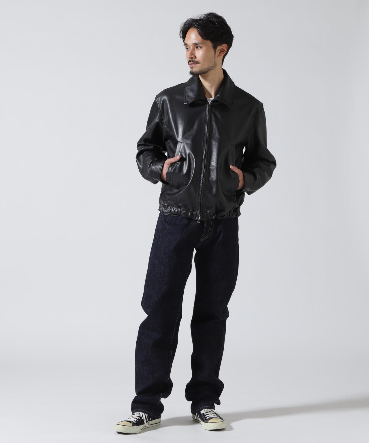 Yoku YOKE×吾亦紅/ヨーク×ワレモコウ/LEATHER ZIP BLOUSON Exclusive/吾亦紅