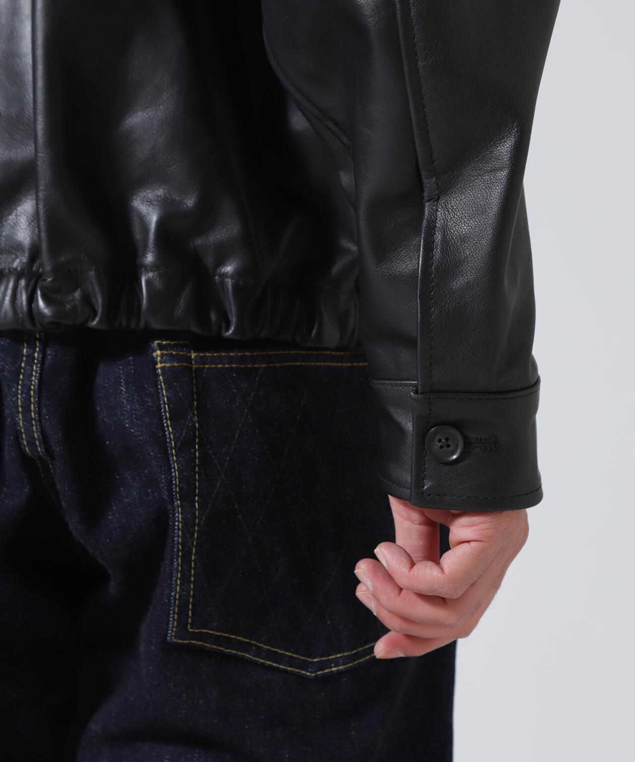 Carf Leather Zip Blouson サイズ4 Carf Leather Zip Blouson | YOKE Official Website