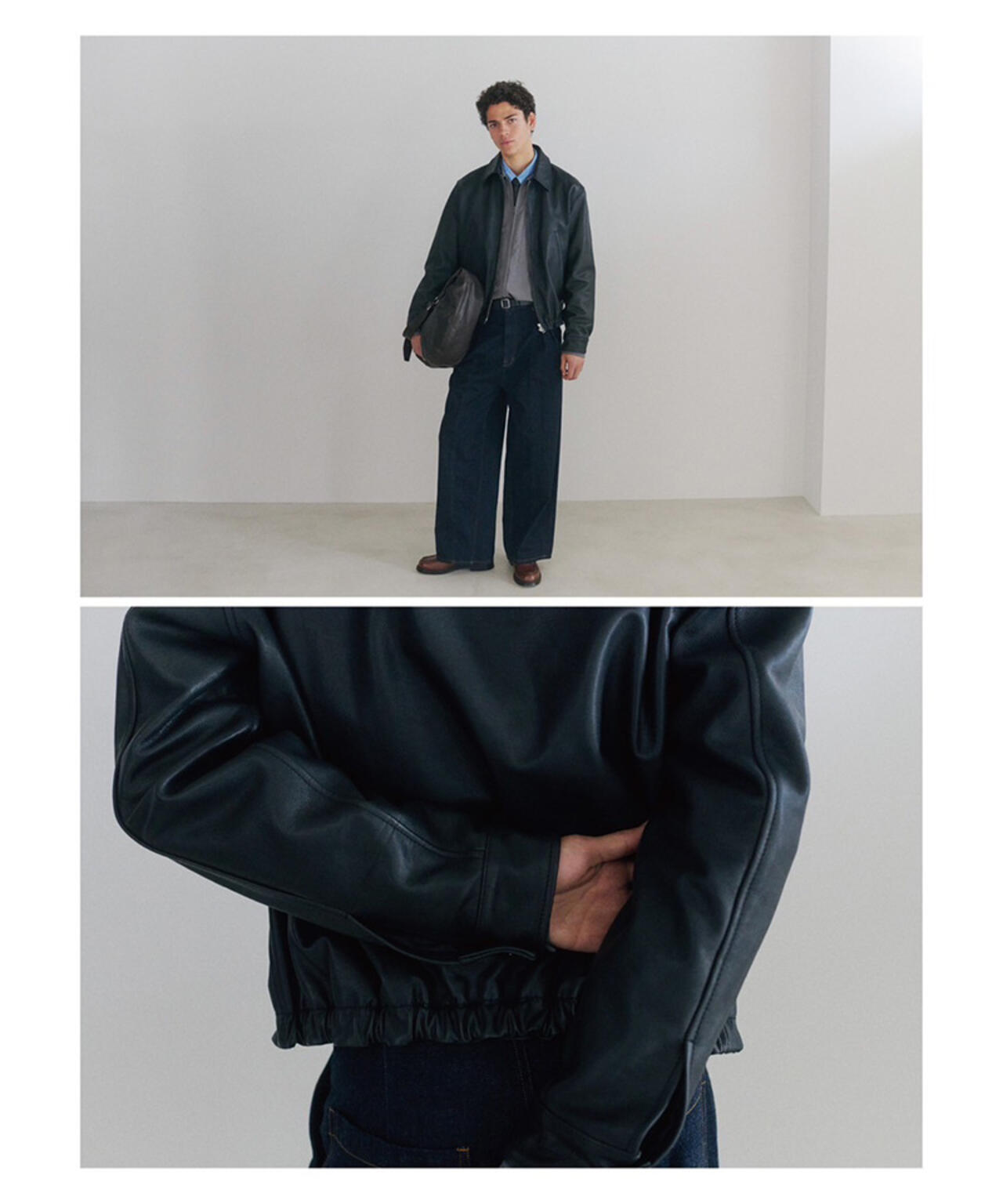YOKE×吾亦紅/ヨーク×ワレモコウ/LEATHER ZIP BLOUSON Exclusive/吾亦紅