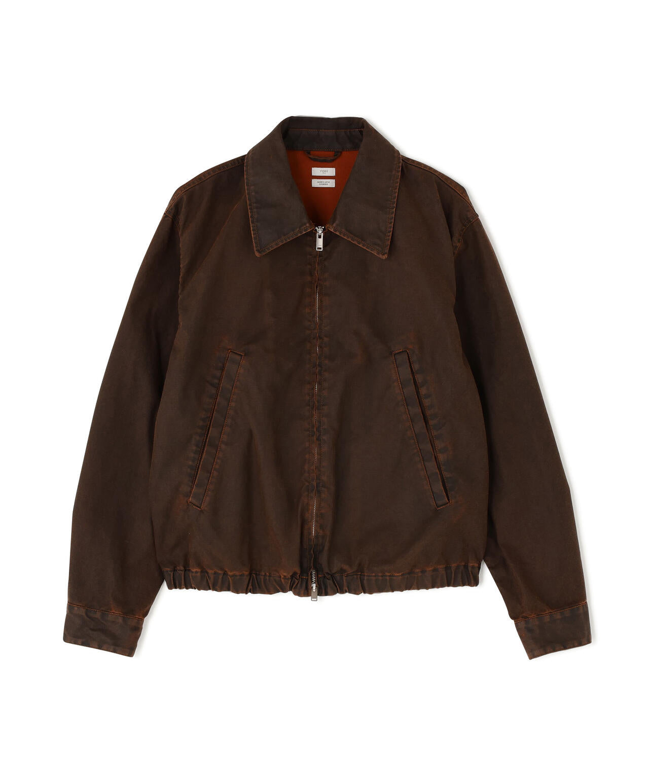 YOAK ヨーク カットオフドリズラージャケット ブラウン 19AW完売品の2点同時入荷！！【YOKE/ヨーク】【カットオフドリズラー