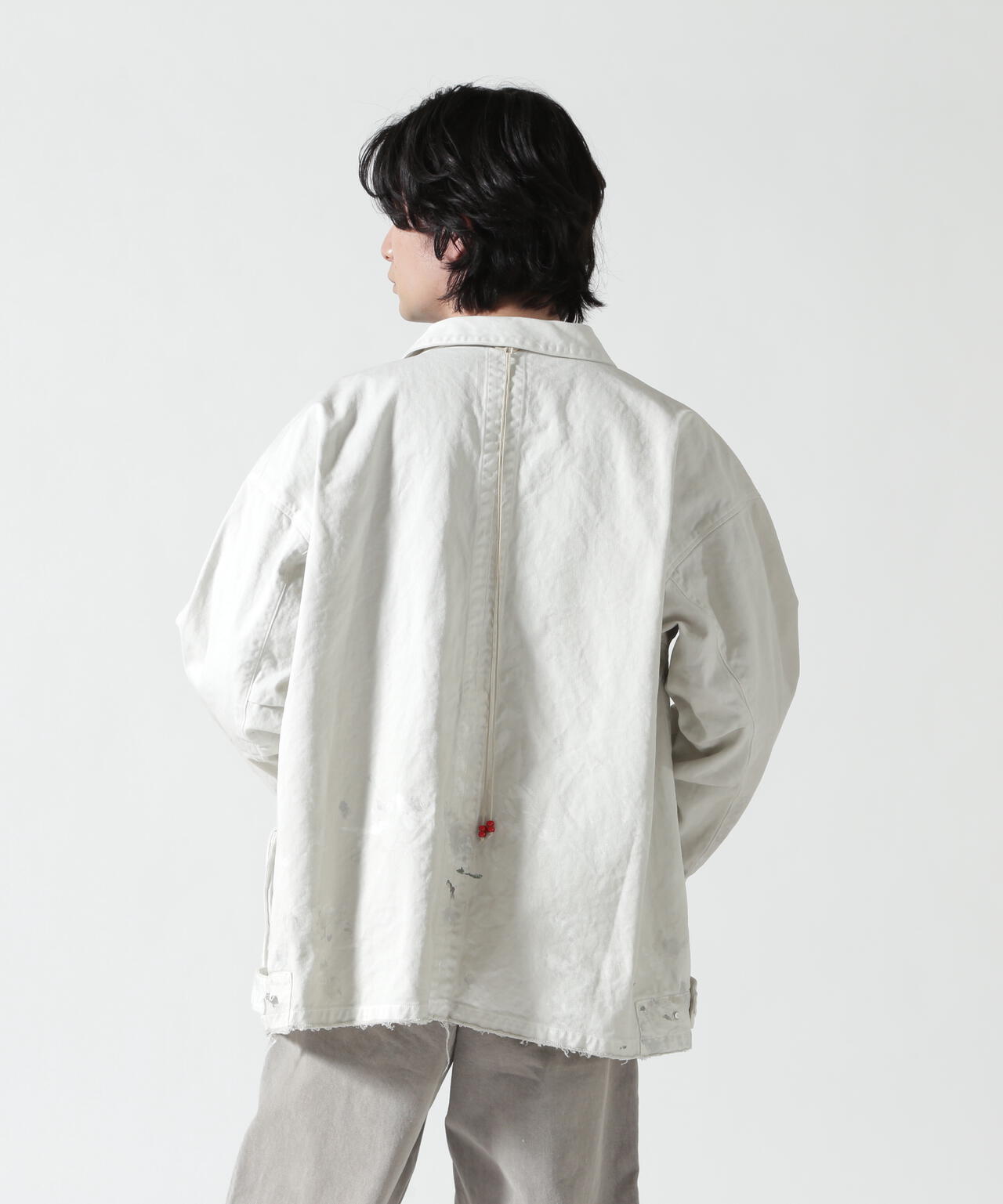 ANCELLM/アンセルム/HIGHCOUNT DRILL AGING JACKET/ANC-JK80