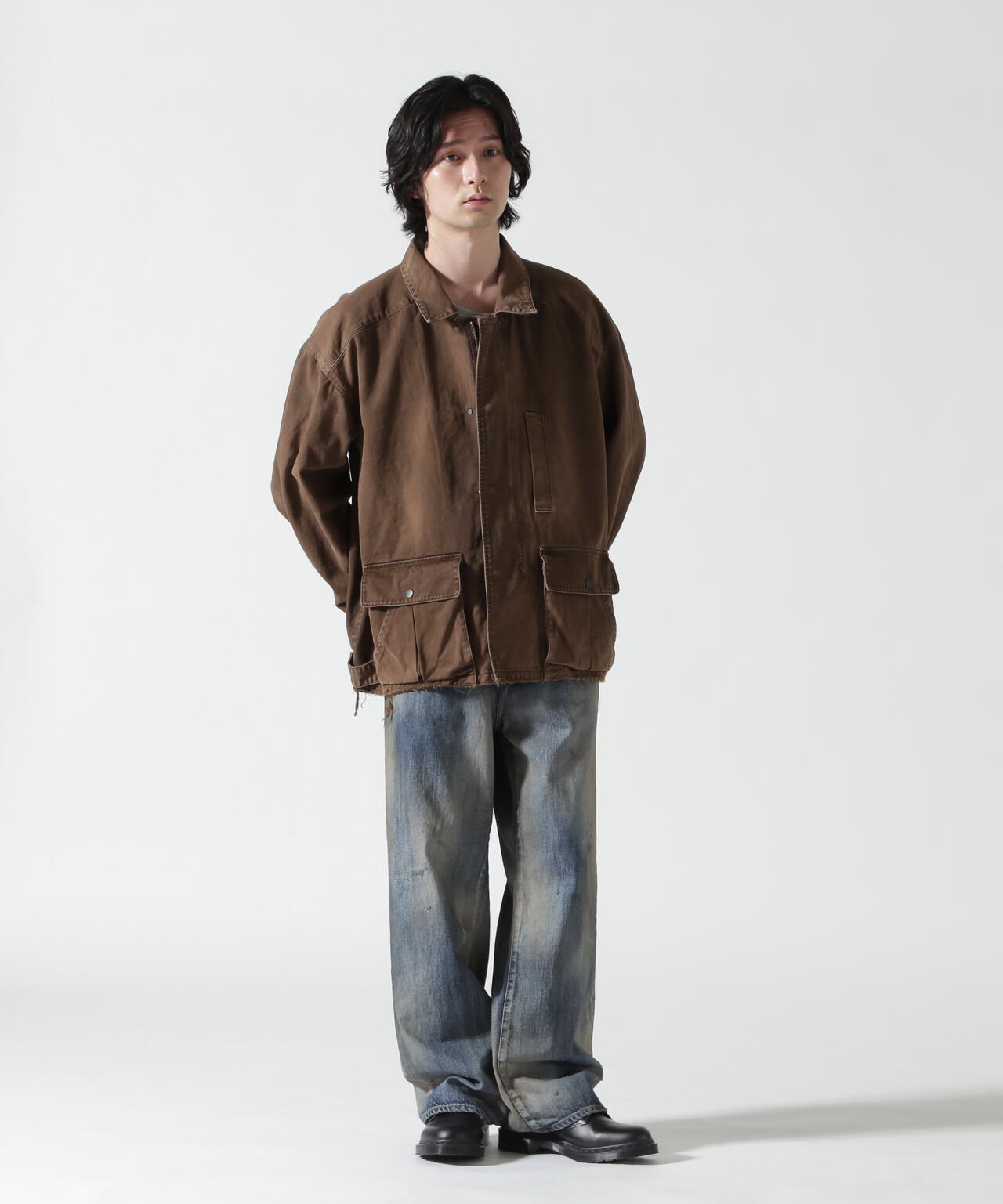 ANCELLM/アンセルム/HIGHCOUNT DRILL AGING JACKET/ANC-JK80 | GARDEN