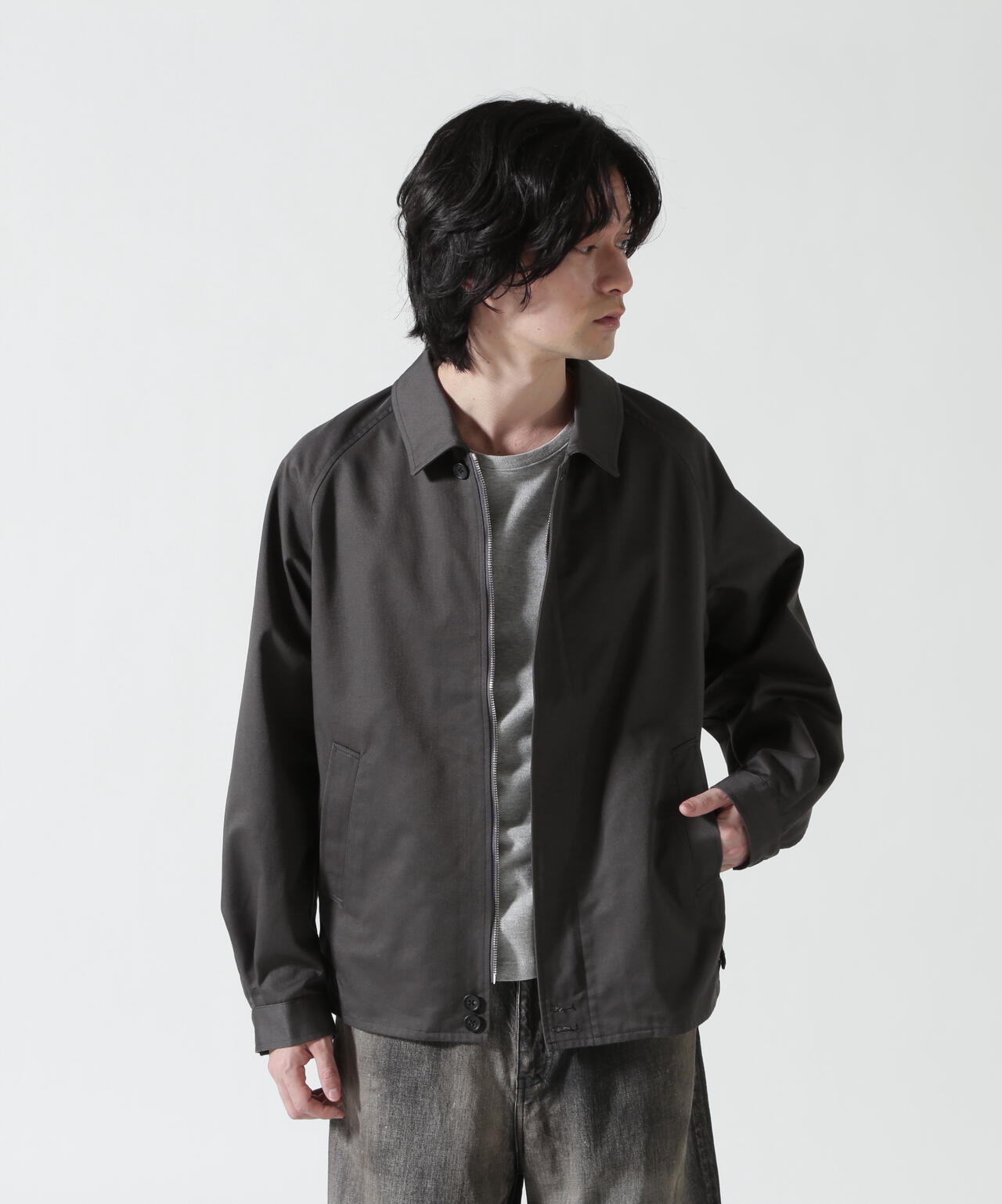 FOUNDOUR/ファウンダ/T/C TWILL ZIP UP BLOUSON | GARDEN（ガーデン
