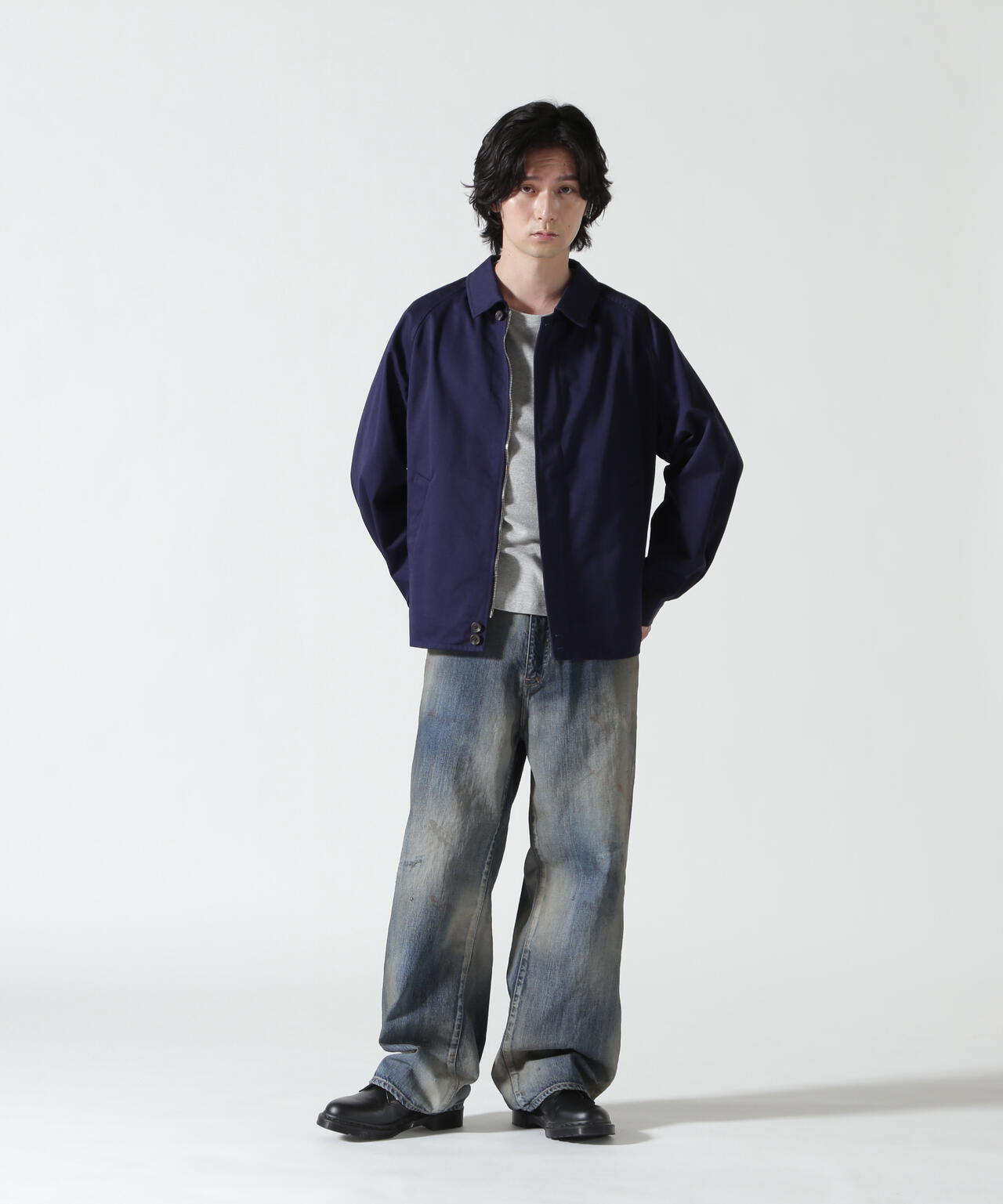 FOUNDOUR/ファウンダ/T/C TWILL ZIP UP BLOUSON | GARDEN（ガーデン