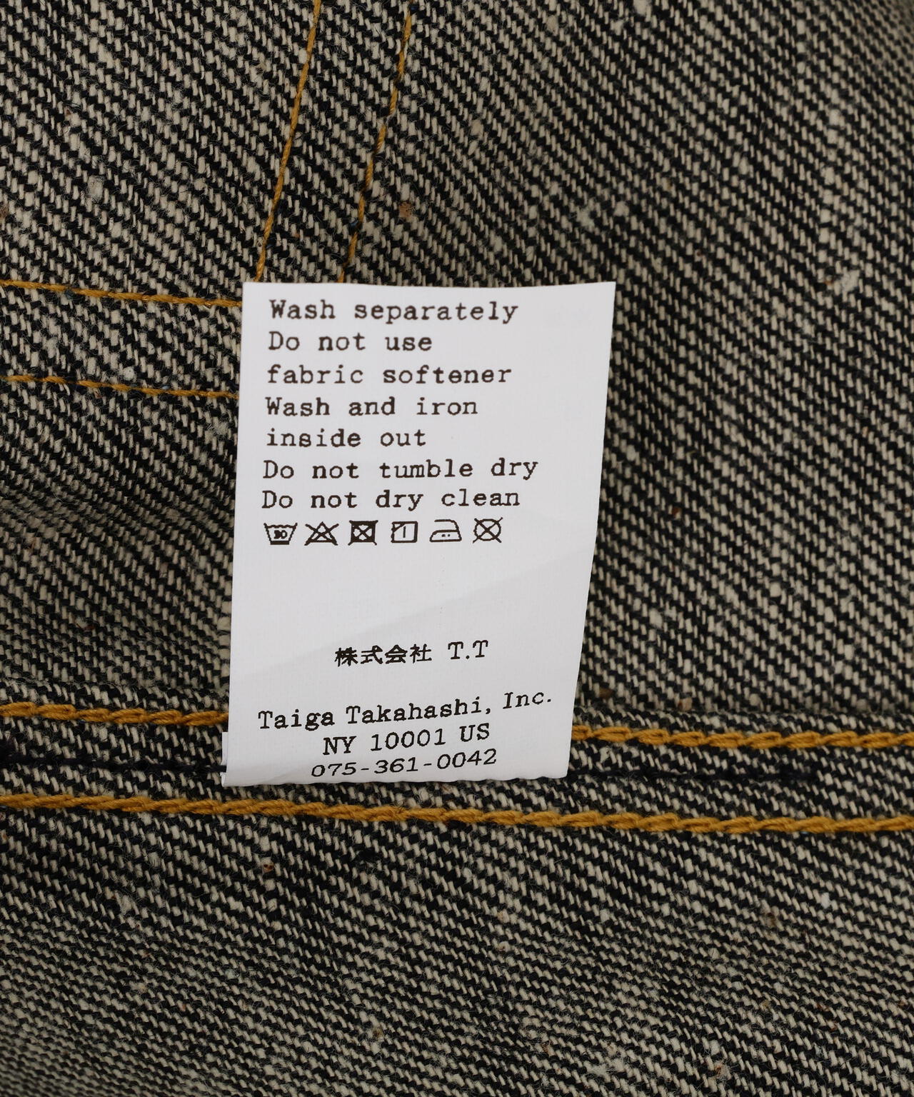 T.T/ティーティー/Lot.703 Denim Jacket C.1920’s/TAIGA TAKAHASHI/タイガタカハシ