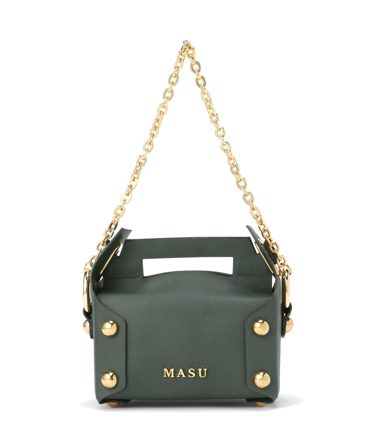 MASU/エムエーエスユー/LEATHER CAKE BAG/M26U6OJ008