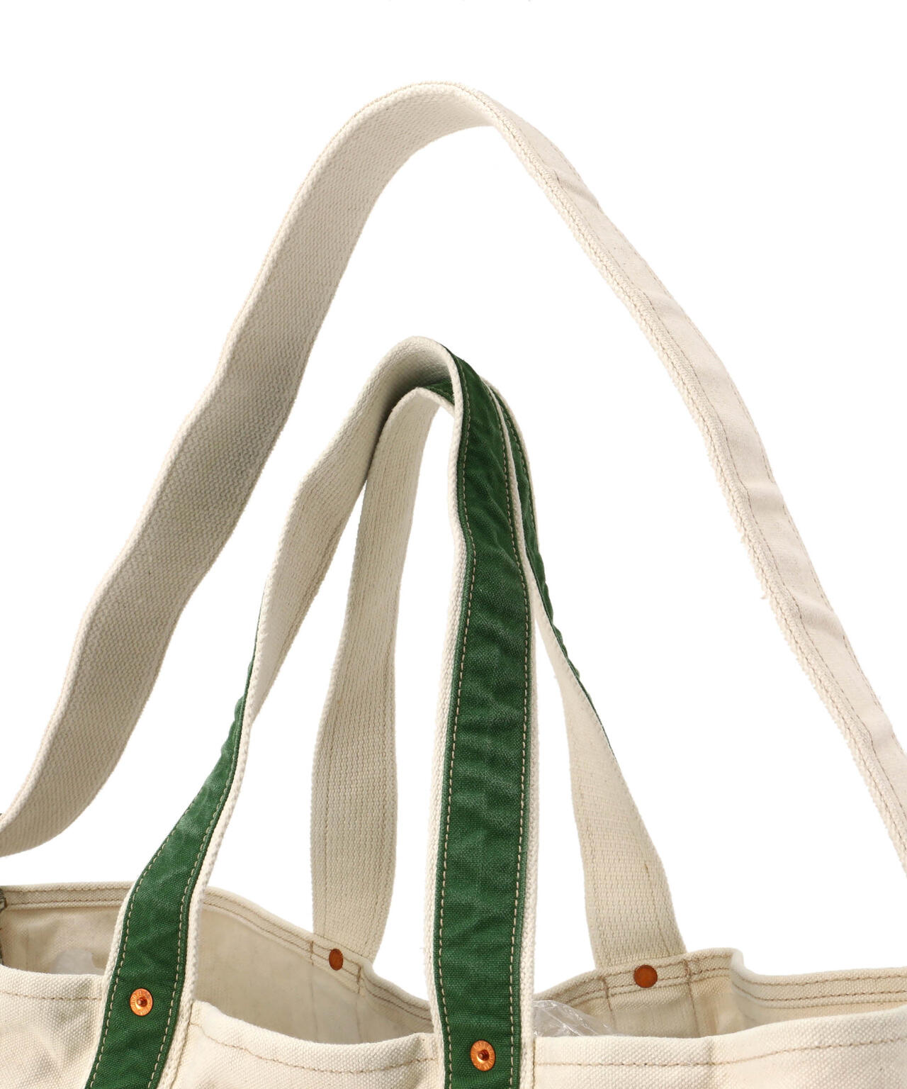 タグ付き　ナイスネス　トートバッグ　カーキ NICENESS / L.Lesh (Natural×Green) | twelve