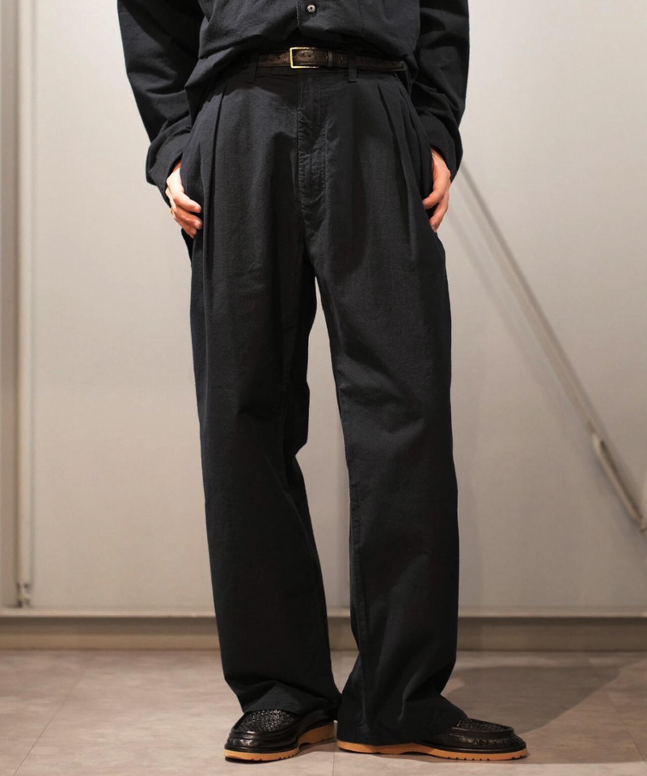 ANCELLM×GARDEN/アンセルム×ガーデン/C/S MIDDLE STRAIGHT SLACKS EX
