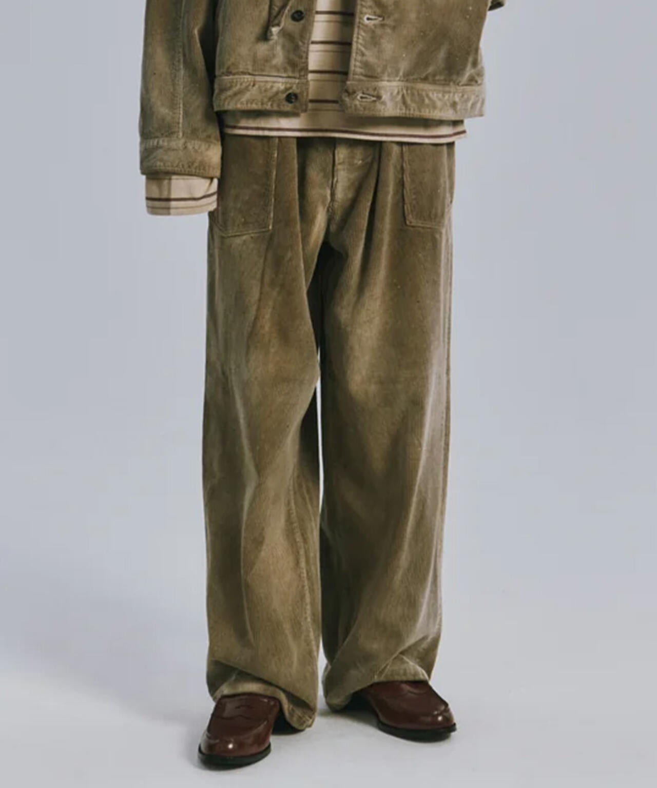 パンツ ANCELLM AGING CORDUROY PANTS size 1 ANCELLM/アンセルム/AGING CORDUROY BAKER PANTS/ANC-PT129 | GARDEN