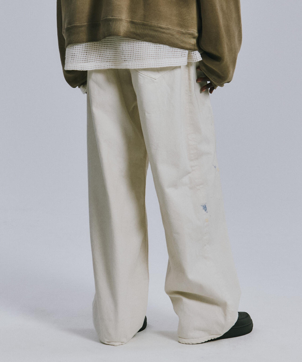 ANCELLM/アンセルム/STRAIGHT WIDE DENIM PANTS/ANC-PT146-A