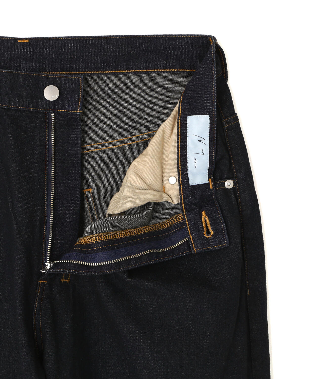ANCELLM/アンセルム/STRAIGHT WIDE DENIM PANTS OW/ANC-PT146-B
