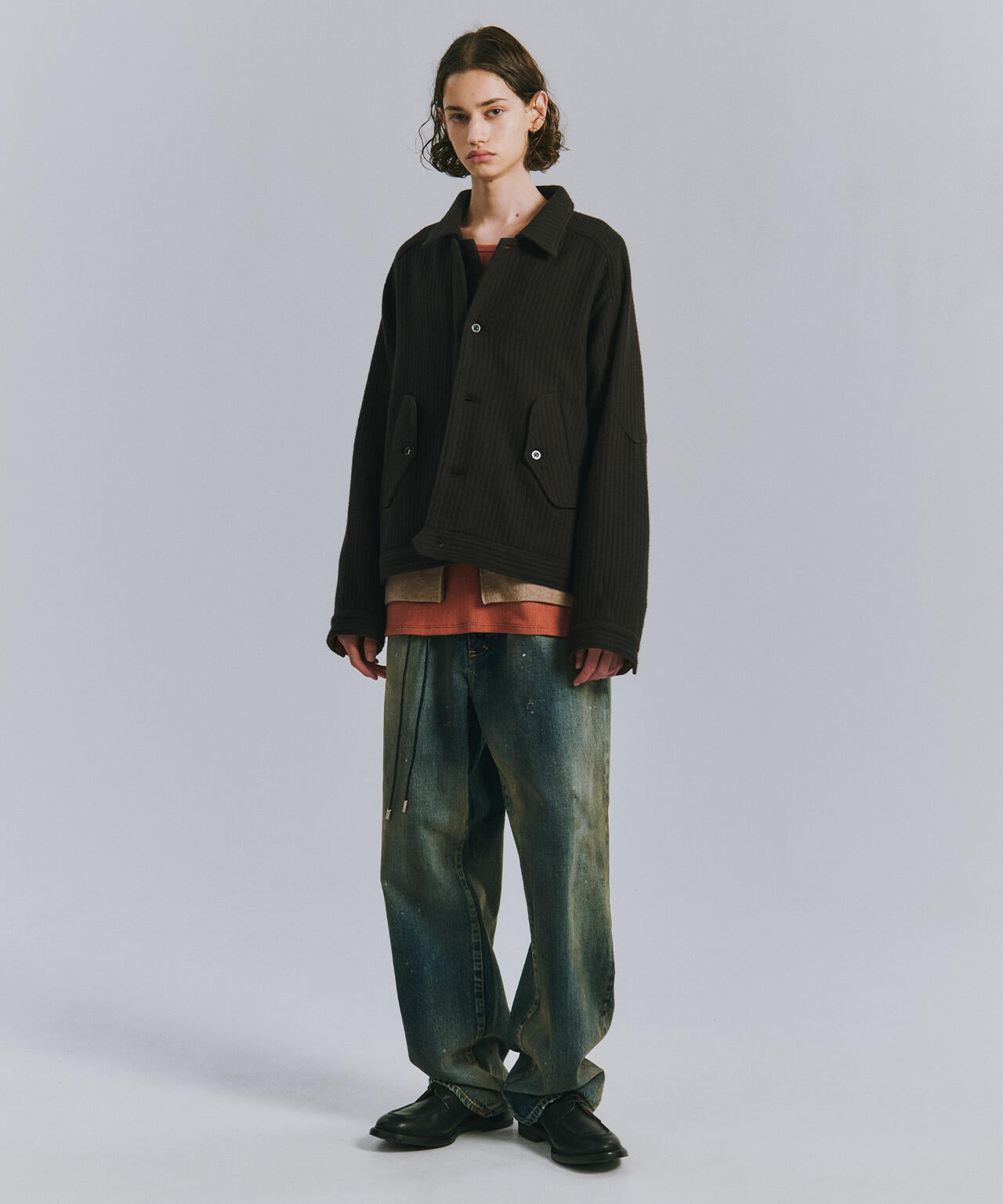 ANCELLM/アンセルム/#02 TAPERED 5P DENIM PANTS/ANC-#02-26AW