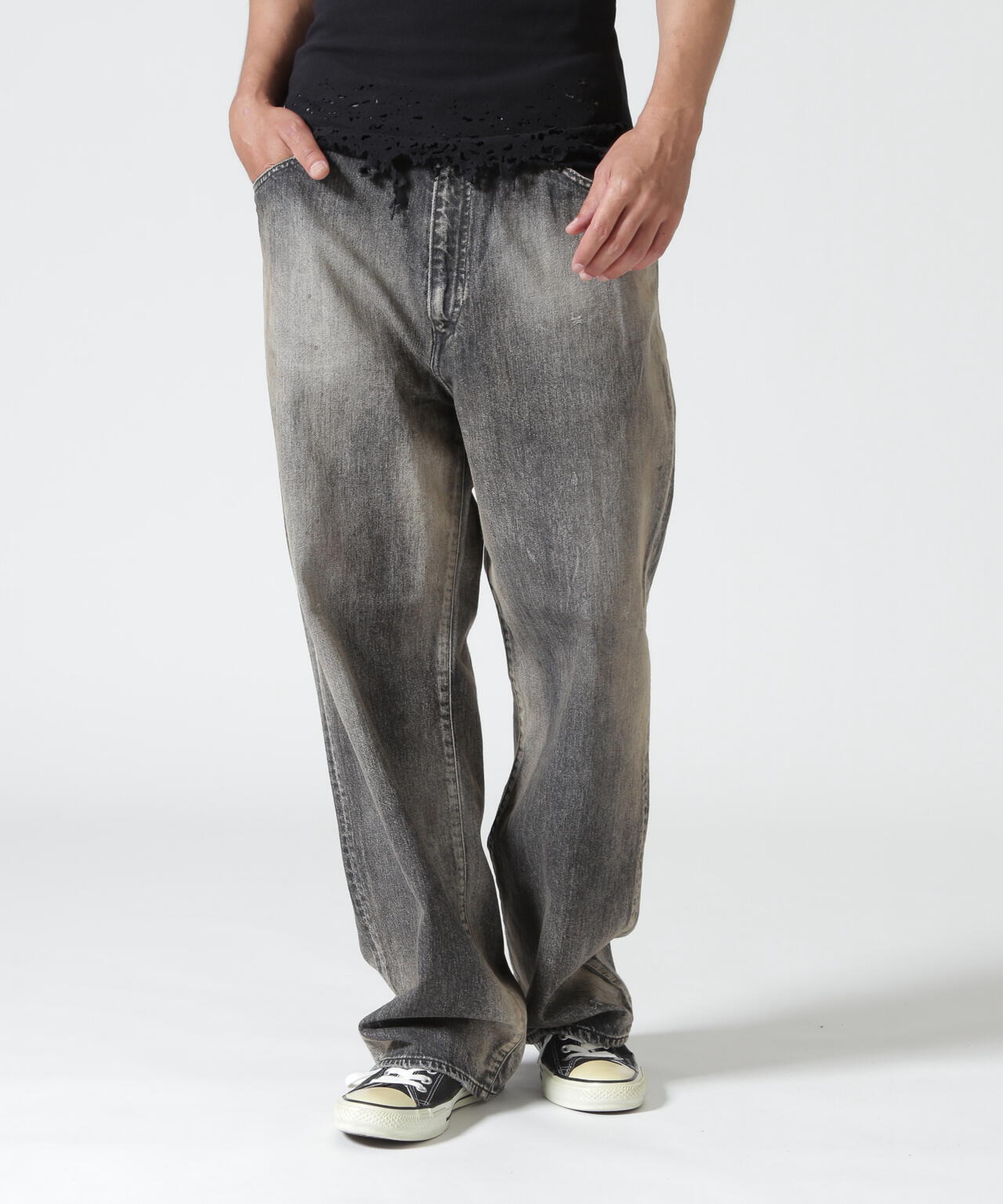 ANCELLM/アンセルム#08 MIDDLE STRAIGHT 5P DENIM/ANC-#08-26AW-A