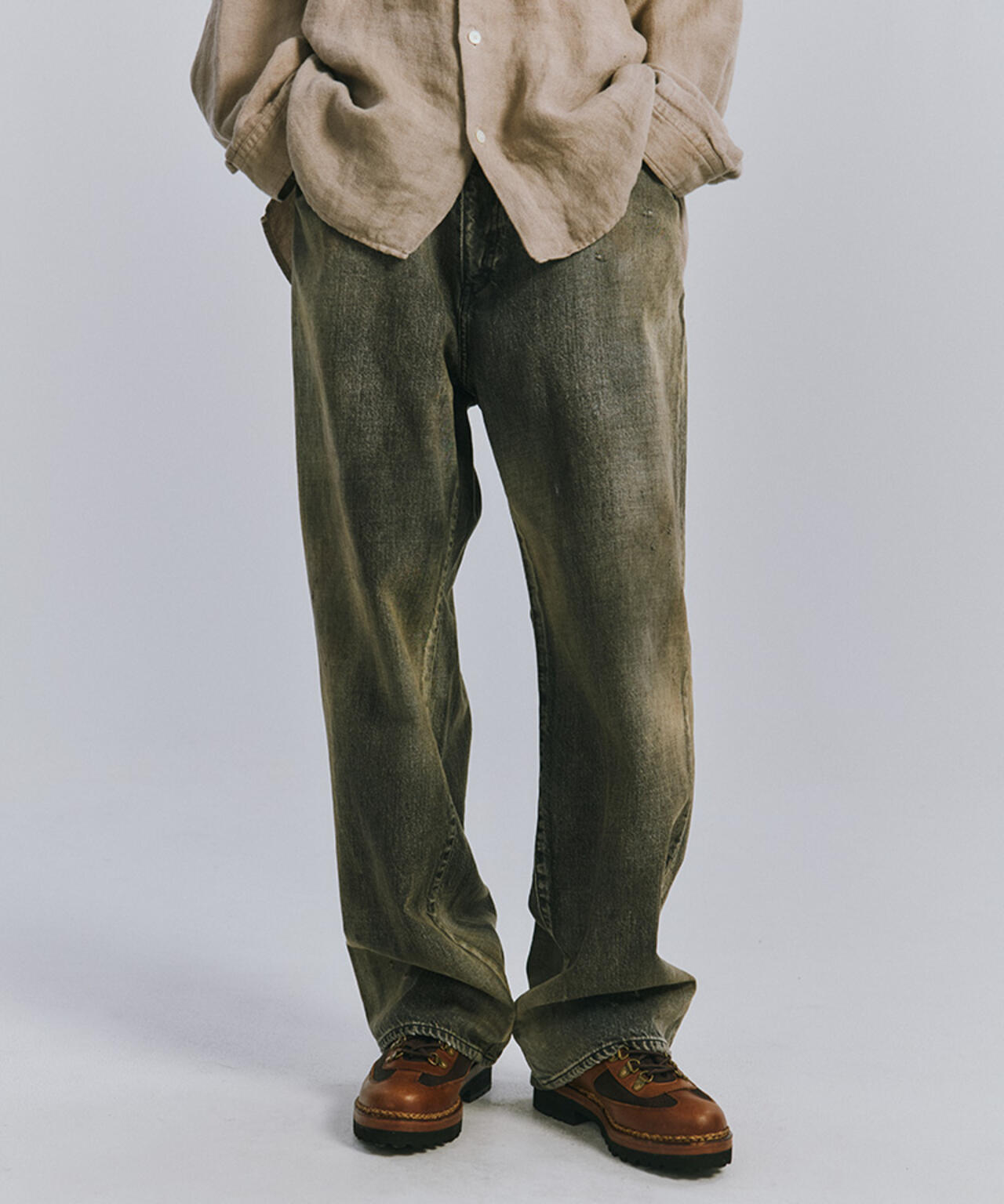 ANCELLM/アンセルム#08 MIDDLE STRAIGHT 5P DENIM/ANC-#08-26AW-A