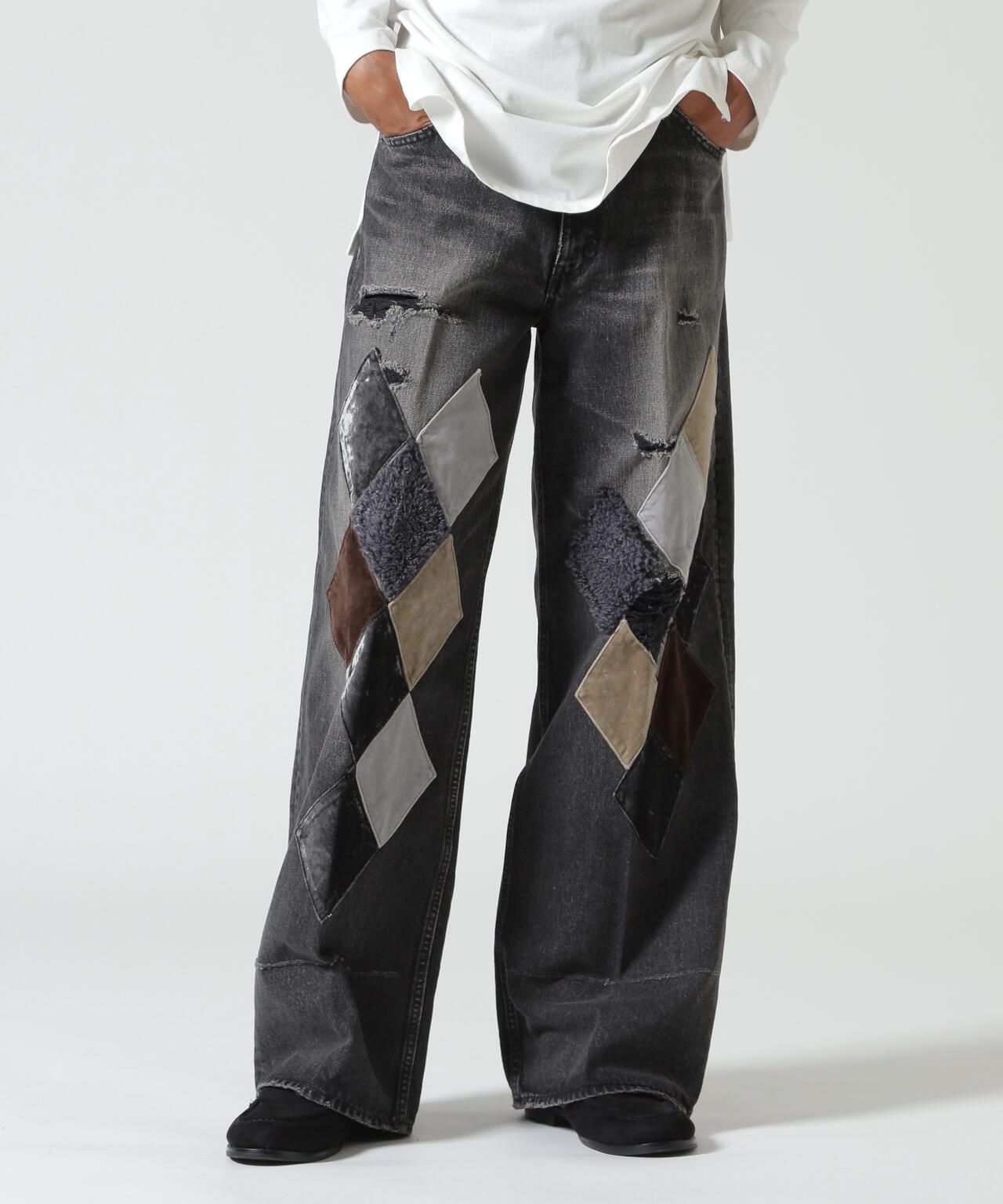 MASU デニム　44 MASU/エムエーエスユー/MB DIAMOND WIDE JEANS/B26H9PL002 | GARDEN