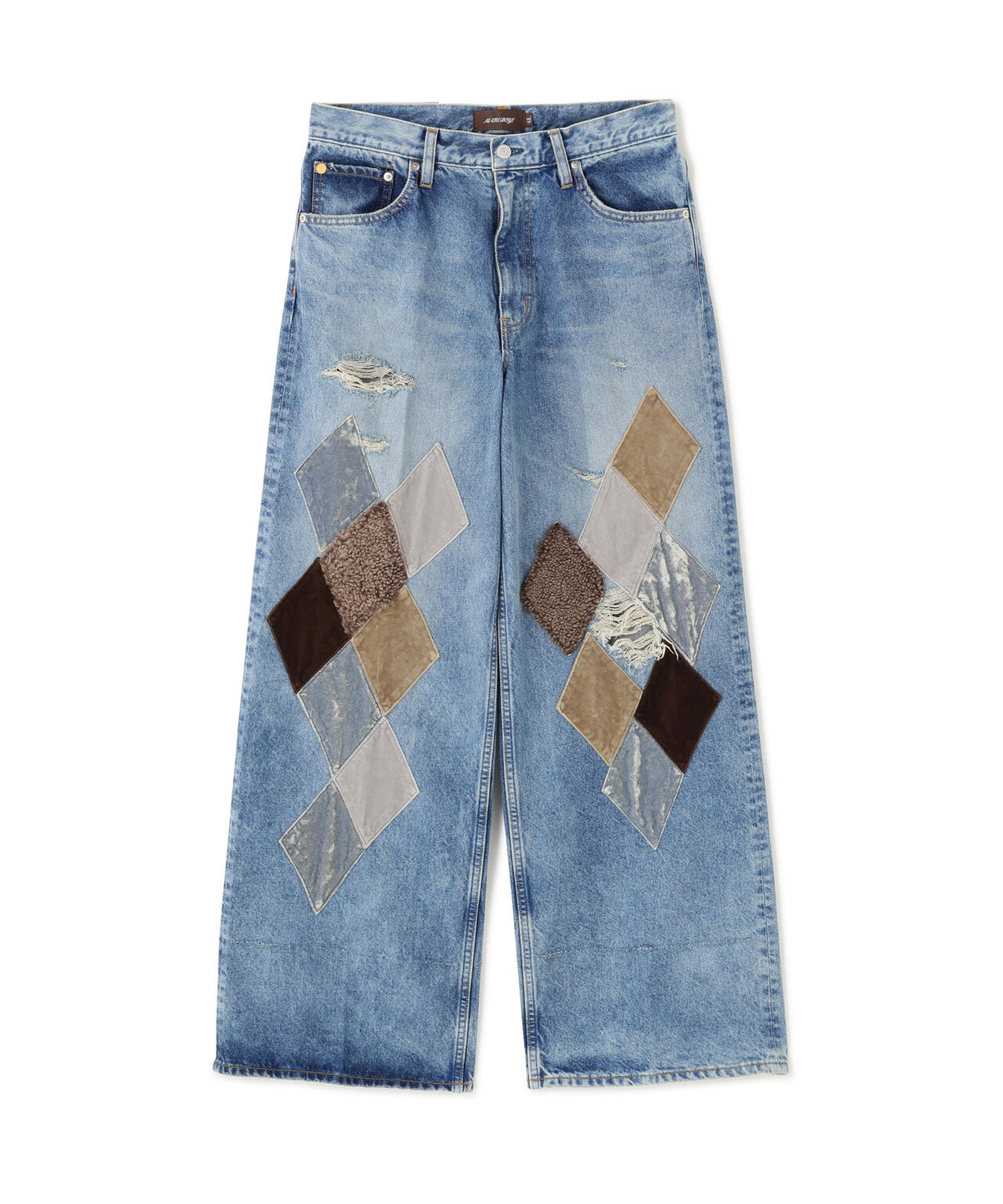 MASU/エムエーエスユー/MB DIAMOND WIDE JEANS/B26H9PL002