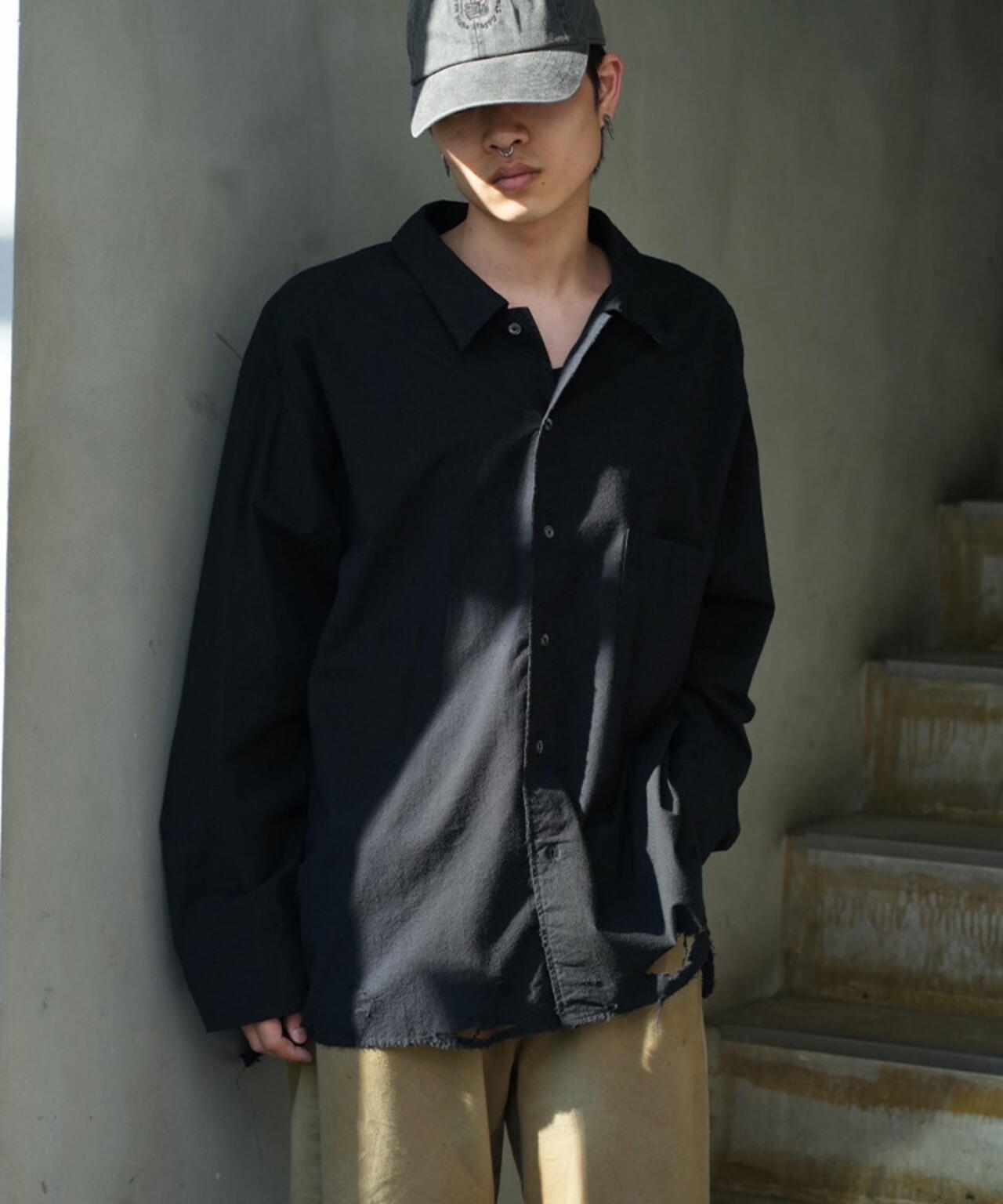 ANCELLM×GARDEN/アンセルム×ガーデン/C/S BOXY SHIRT EX/ANC-GRD-SH01