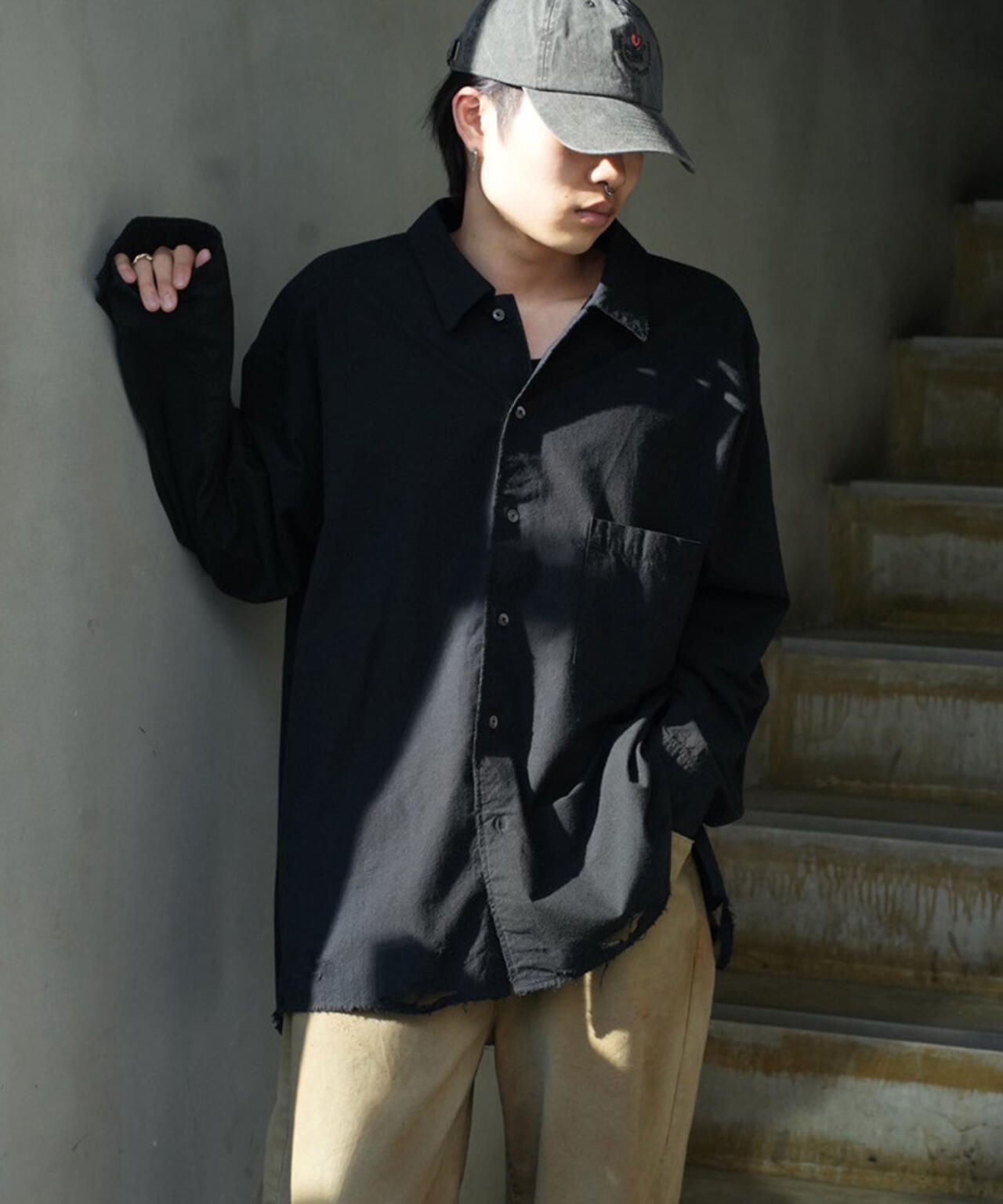 ANCELLM×GARDEN/アンセルム×ガーデン/C/S BOXY SHIRT EX/ANC-GRD-SH01