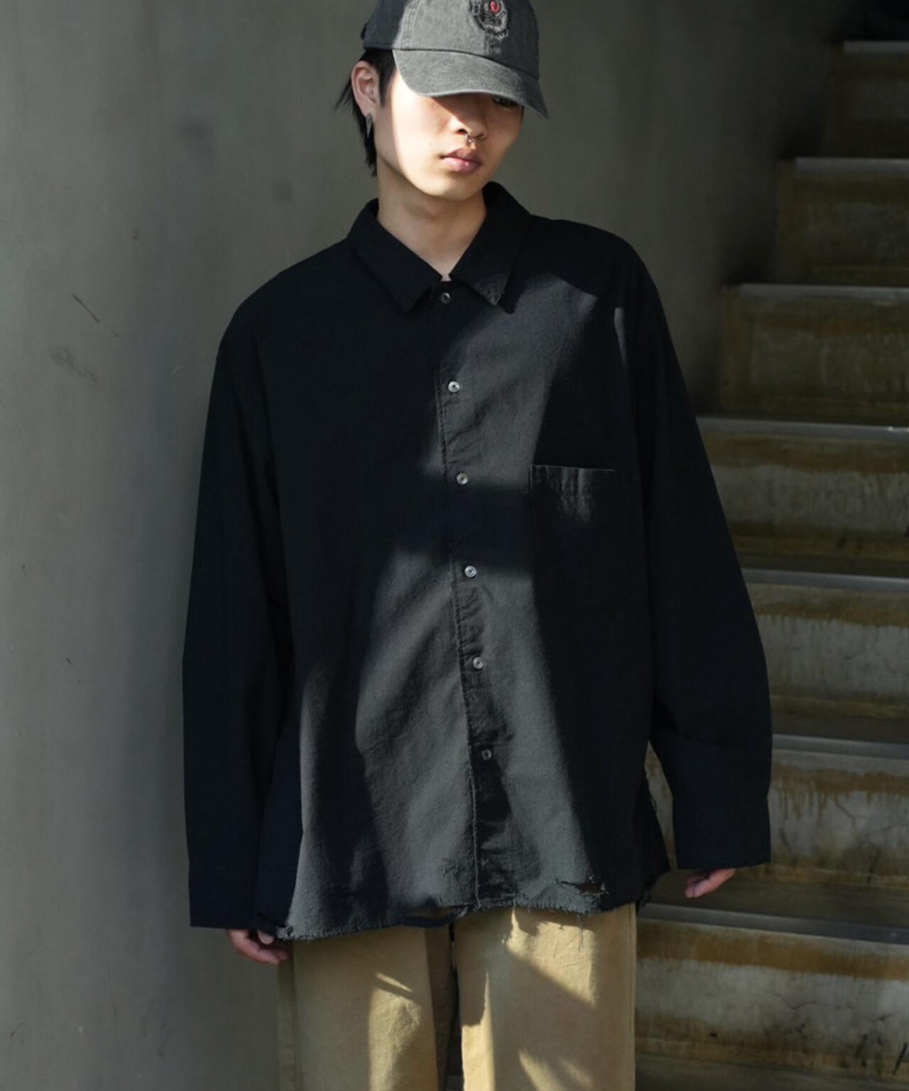 ANCELLM×GARDEN/アンセルム×ガーデン/C/S BOXY SHIRT EX/ANC-GRD-SH01