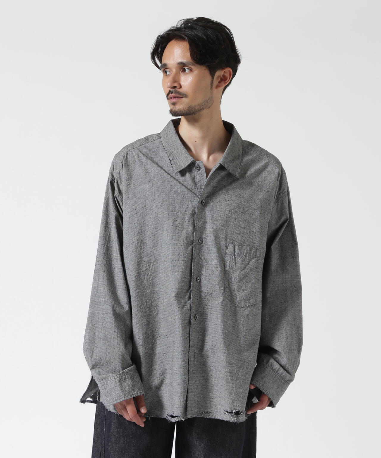 トップス ANCELLM C/S BOXY SHIRT SIZE 1 ANCELLM×GARDEN/アンセルム×ガーデン/C/S BOXY SHIRT EX/ANC-GRD-SH01