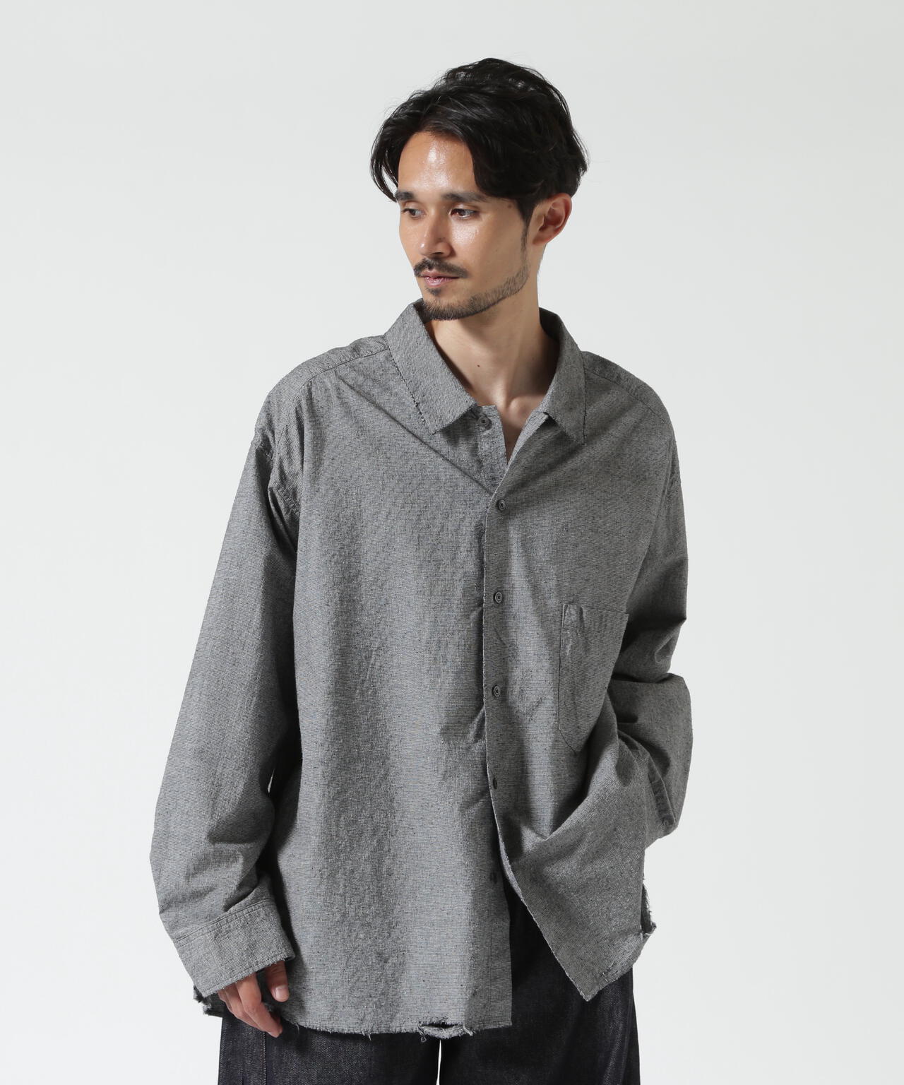 ANCELLM×GARDEN/アンセルム×ガーデン/C/S BOXY SHIRT EX/ANC-GRD-SH01