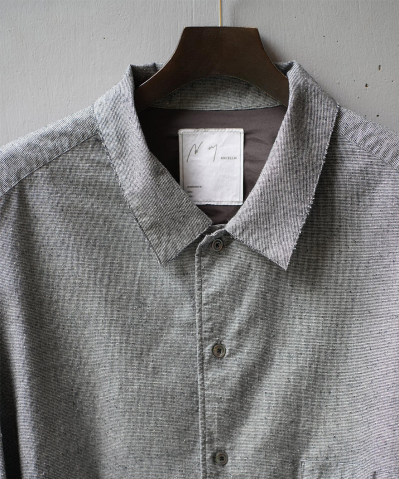 ANCELLM×GARDEN/アンセルム×ガーデン/C/S BOXY SHIRT EX/ANC-GRD-SH01