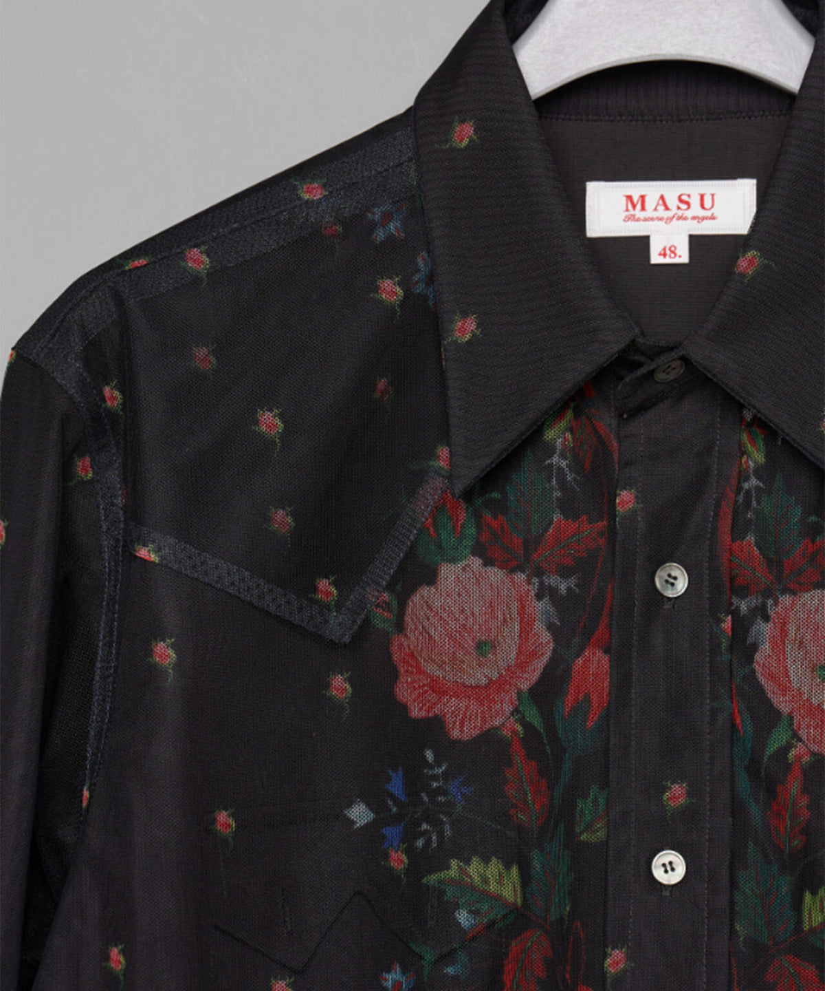 MASU/エムエーエスユー/ROCOCO LAYERED WESTERN SHIRT/M26H9SL003