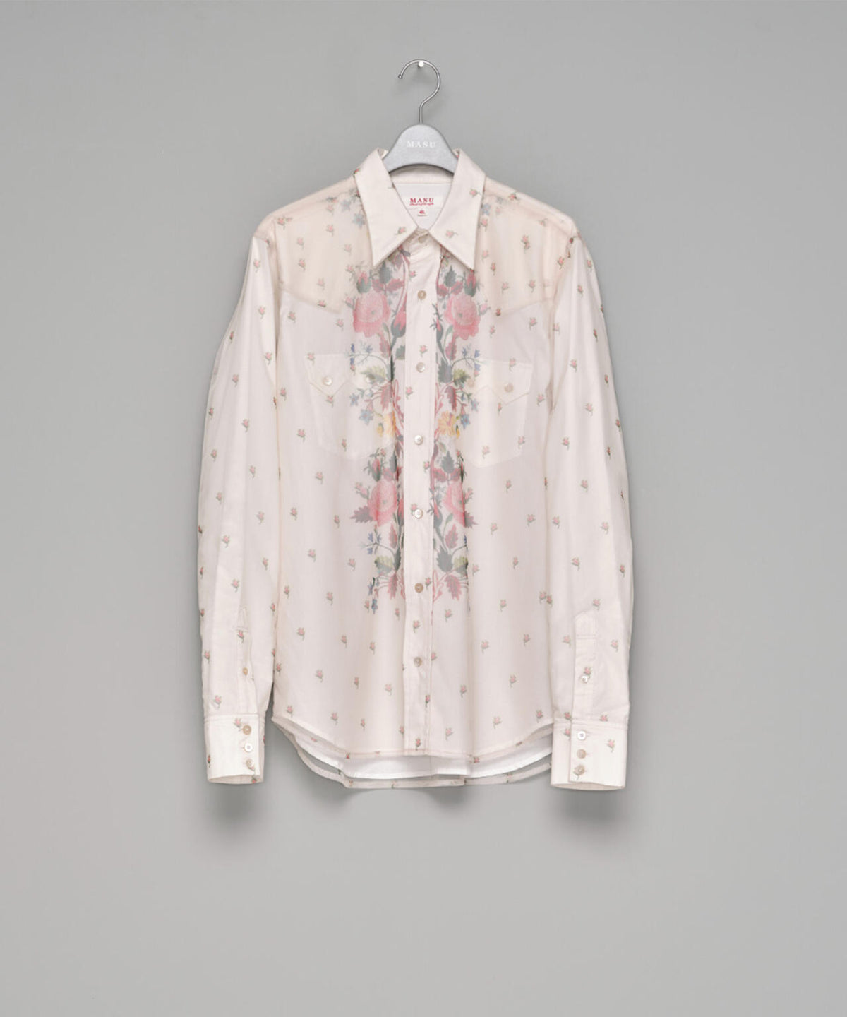 MASU/エムエーエスユー/ROCOCO LAYERED WESTERN SHIRT/M26H9SL003