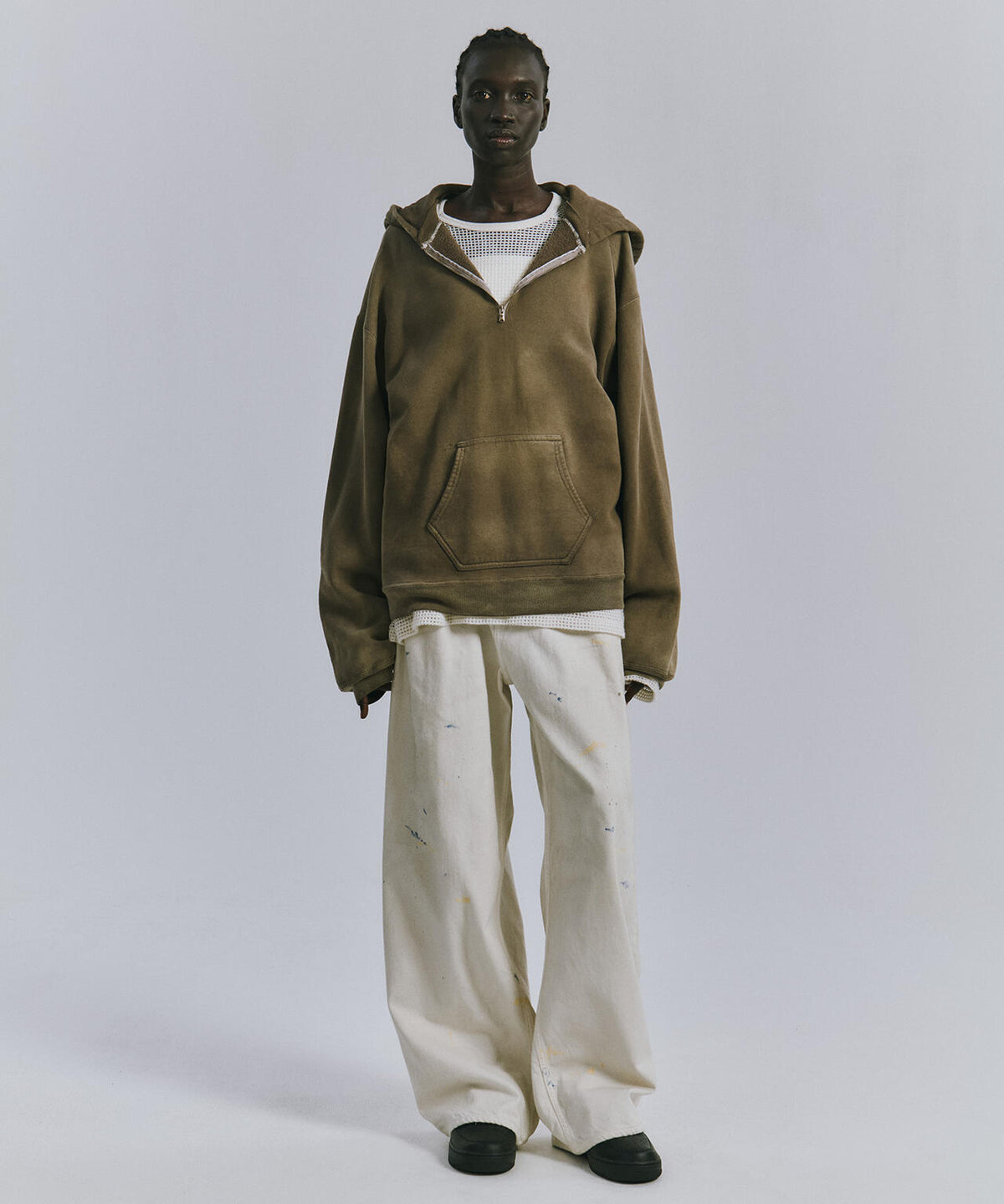 ANCELLM/アンセルム/FLEECE-LINED SWEAT HOODIE/ANC-CT173
