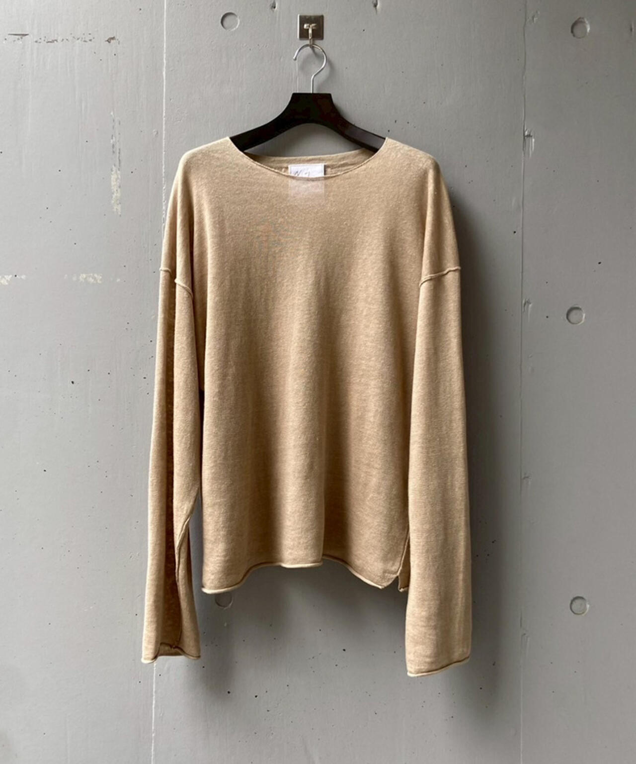 ANCELLM×GARDEN/アンセルム×ガーデン/INSIDE-CUT LINEN KNIT EX/ANC