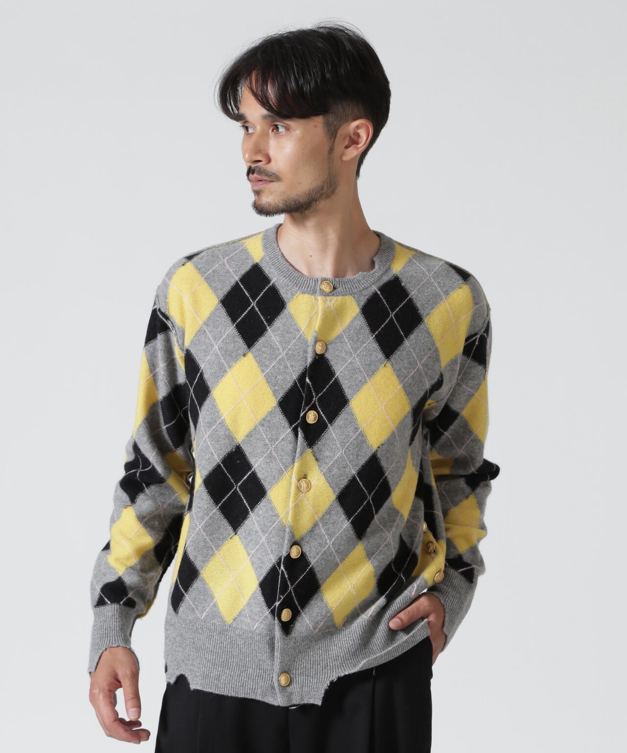 MASU/エムエーエスユー/DIAMOND SCRAPED CARDIGAN/M26H9KN003 | GARDEN