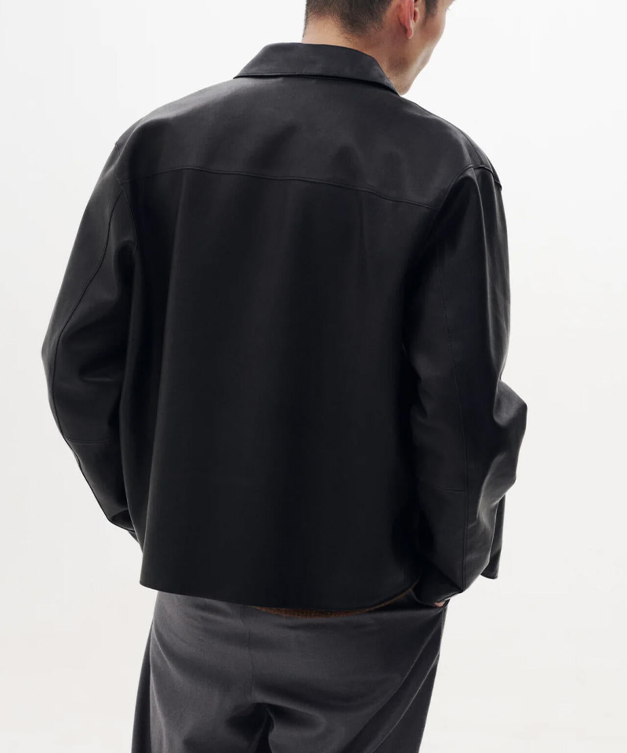YOKE/ヨーク/Calf Nappa Leather Minimal Blouson/YK26FW01308B