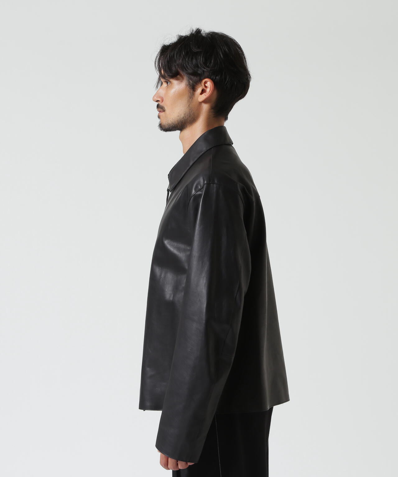 YOKE/ヨーク/Calf Nappa Leather Minimal Blouson/YK26FW01308B