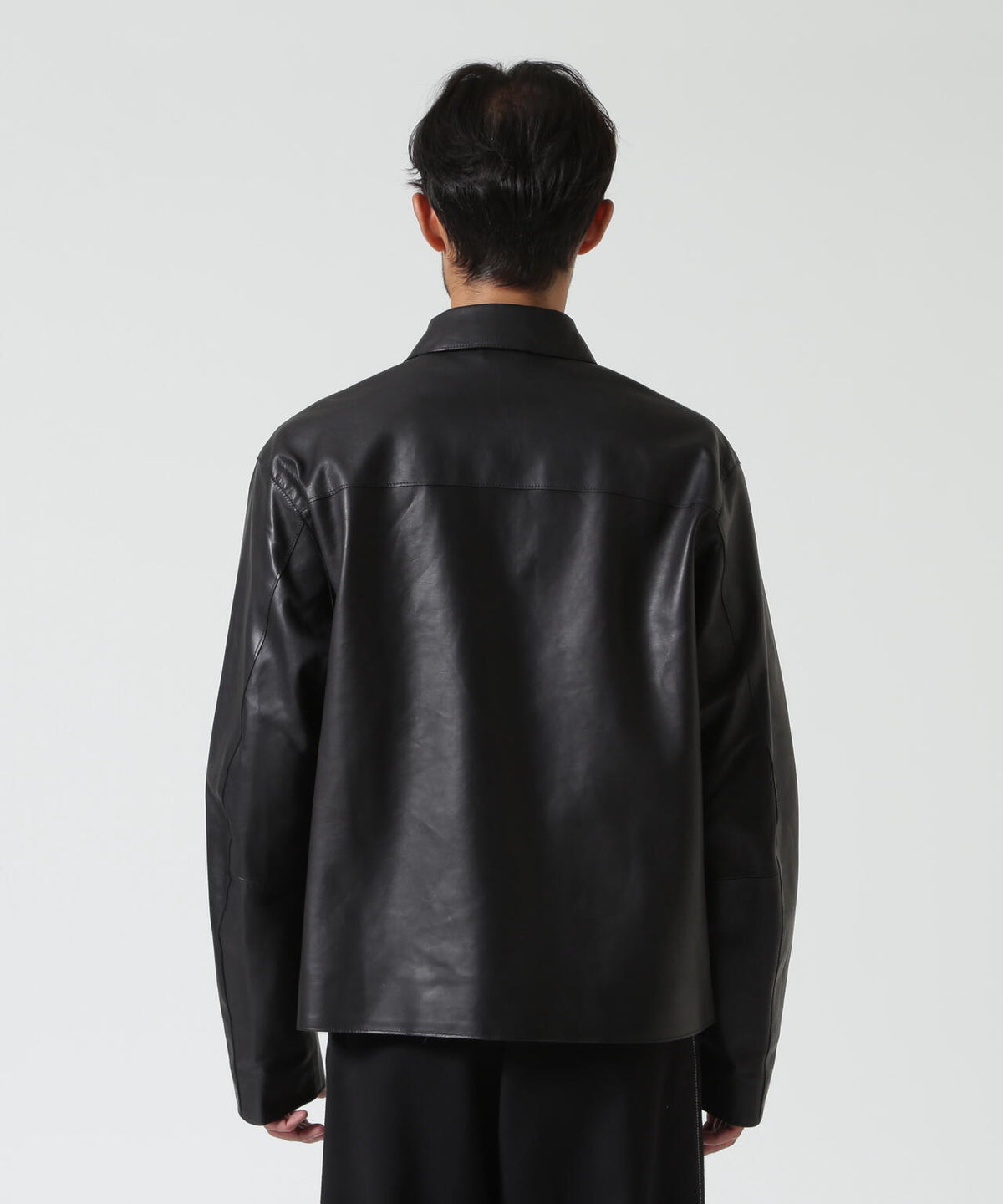 YOKE/ヨーク/Calf Nappa Leather Minimal Blouson/YK26FW01308B
